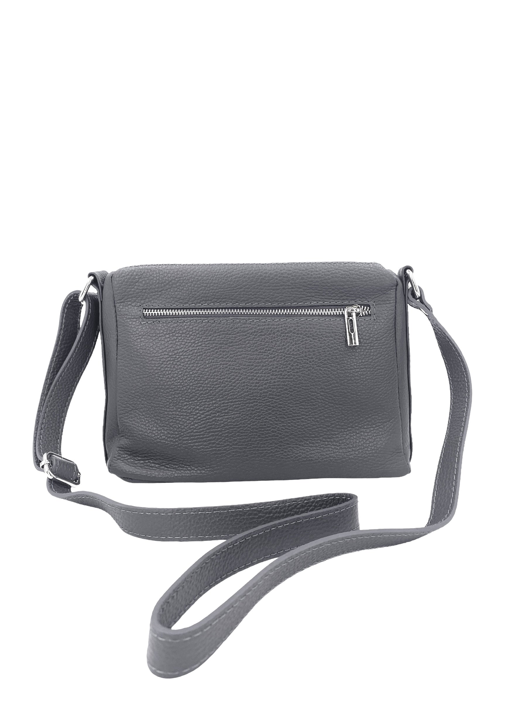 Sabrine – Women's genuine Italian leather shoulder and crossbody bag with adjustable shoulder strap
