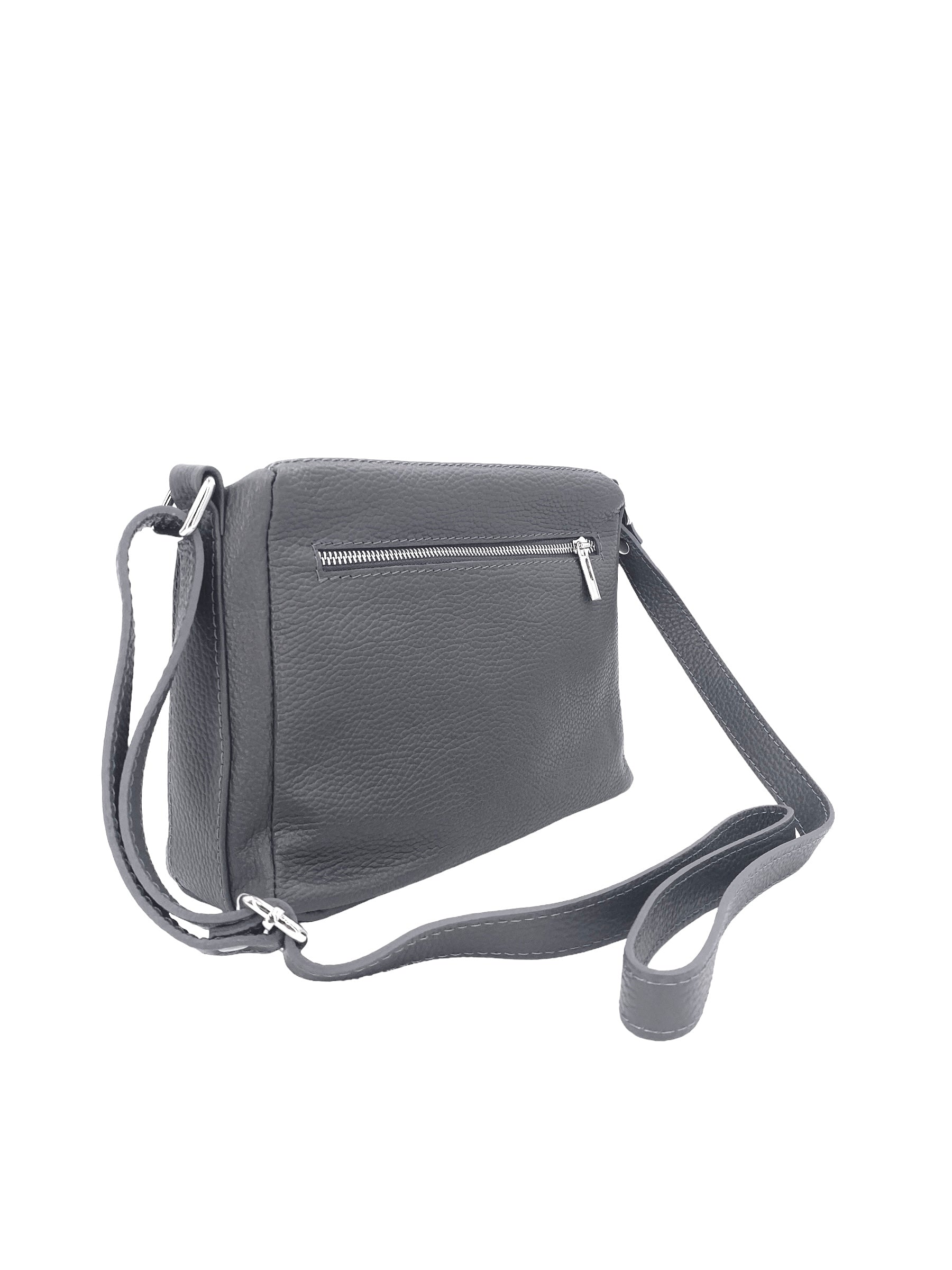 Sabrine – Women's genuine Italian leather shoulder and crossbody bag with adjustable shoulder strap