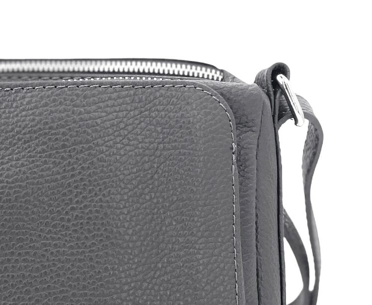 Sabrine – Women's genuine Italian leather shoulder and crossbody bag with adjustable shoulder strap