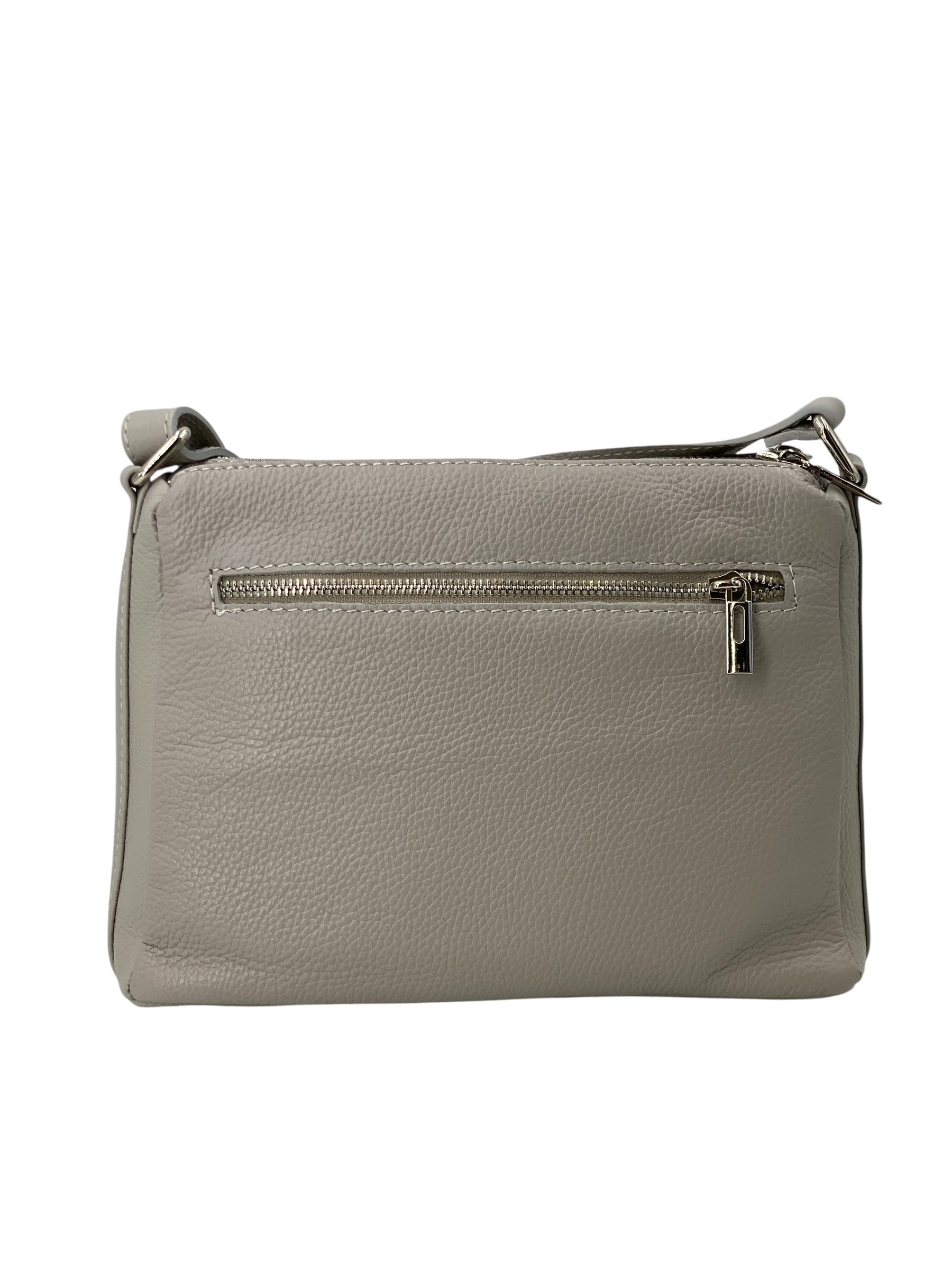Sabrine – Women's genuine Italian leather shoulder and crossbody bag with adjustable shoulder strap