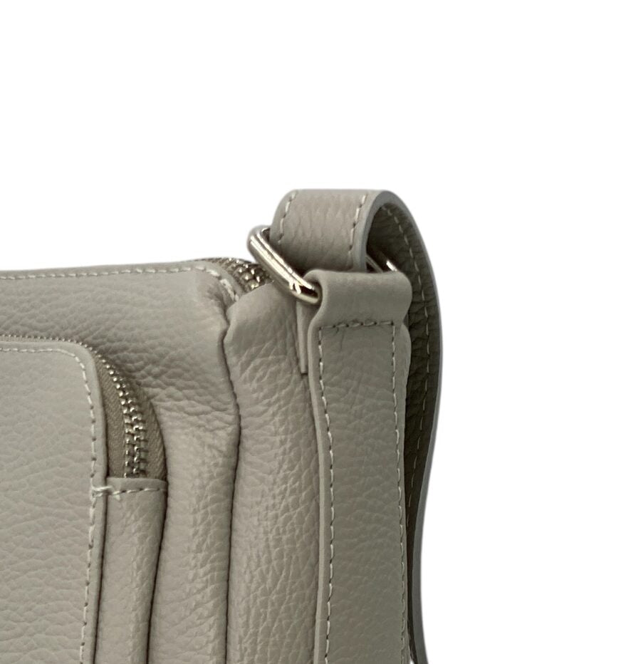 Sabrine – Women's genuine Italian leather shoulder and crossbody bag with adjustable shoulder strap
