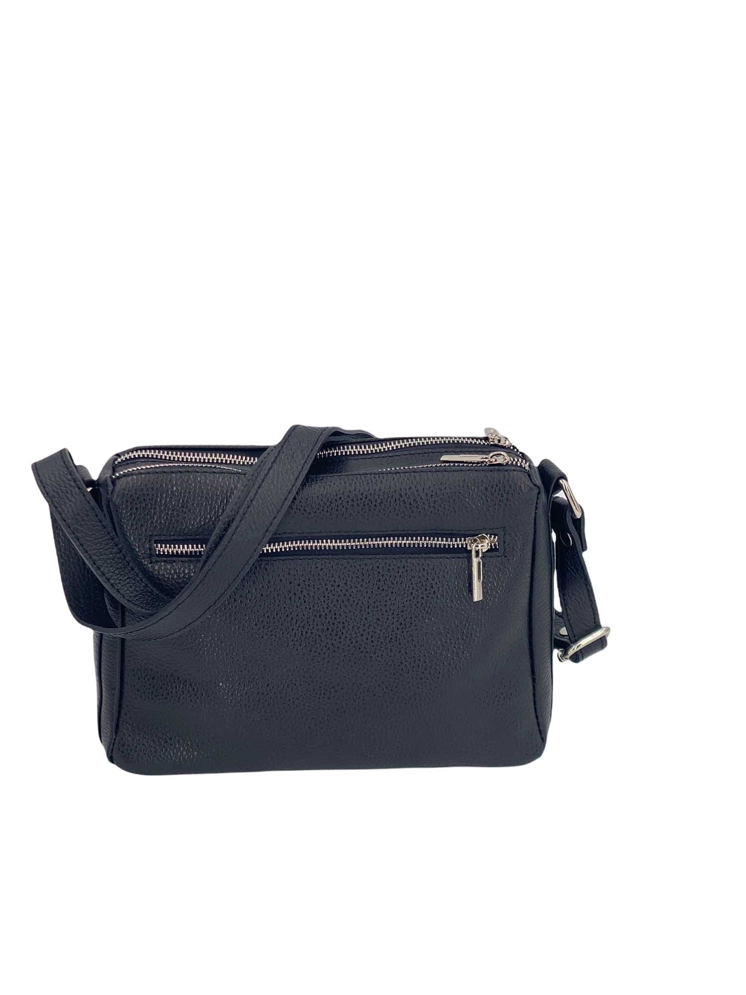 Sabrine – Women's genuine Italian leather shoulder and crossbody bag with adjustable shoulder strap