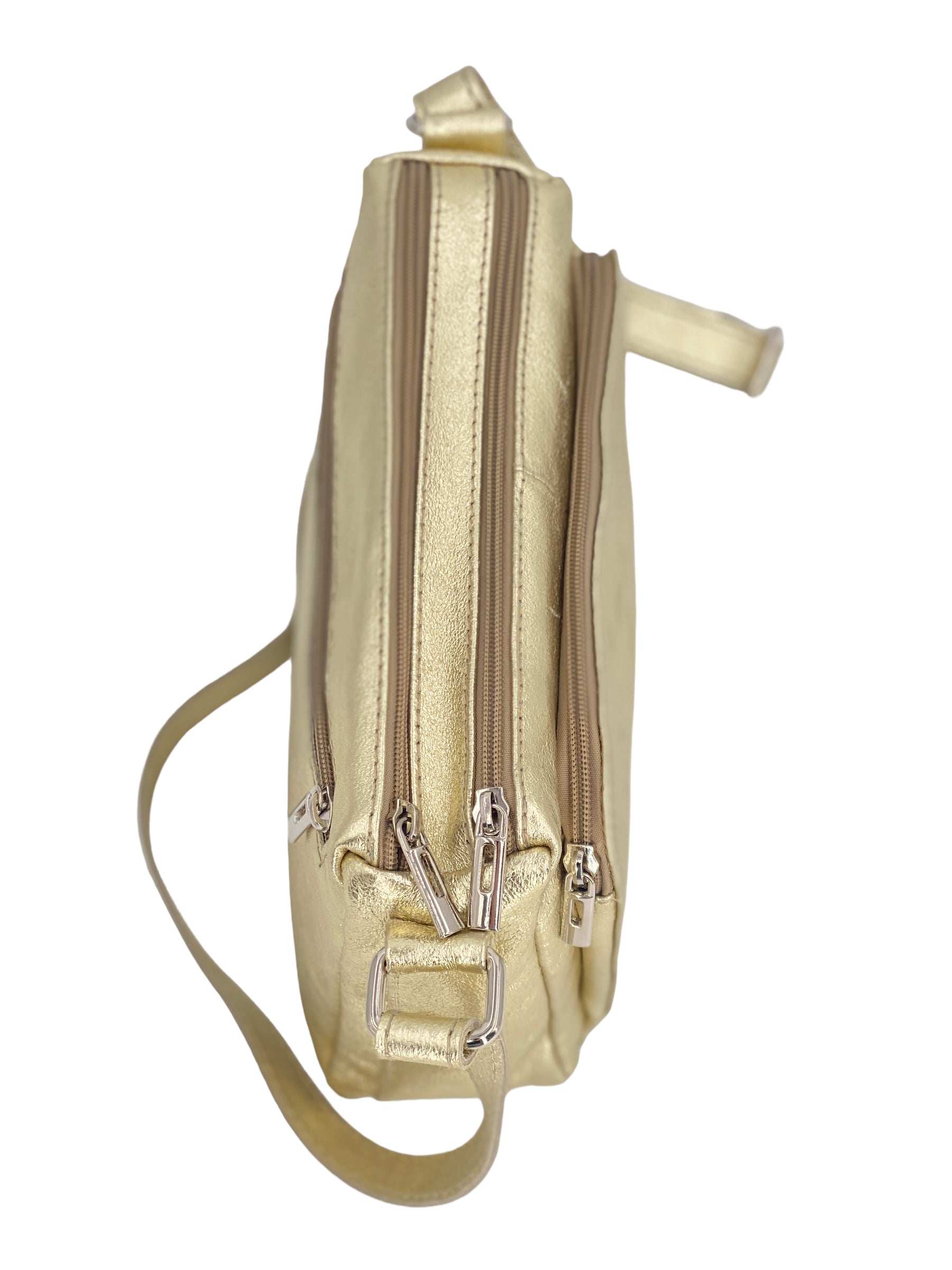 Sabrine – Women's genuine Italian leather shoulder and crossbody bag with adjustable shoulder strap