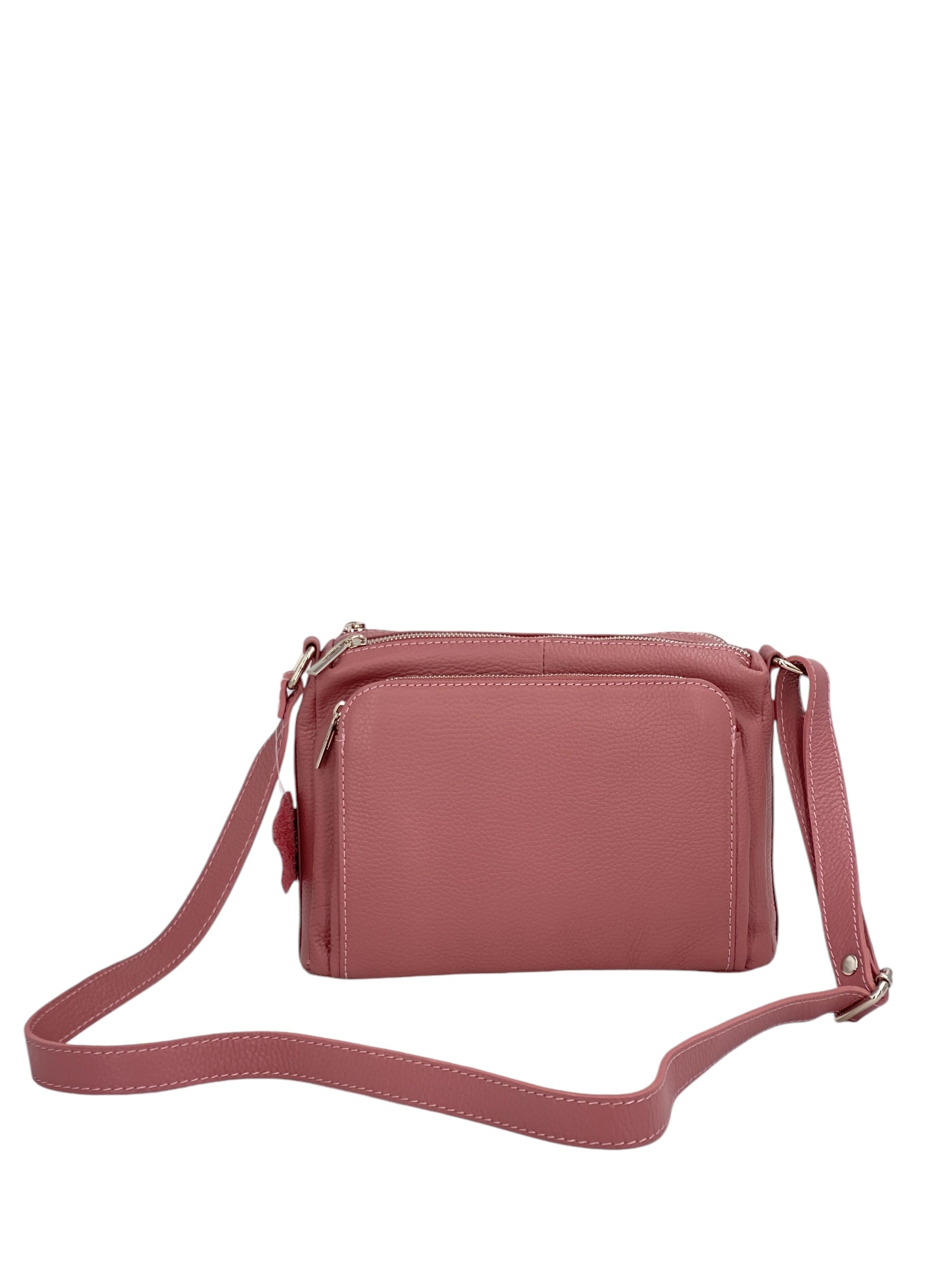Sabrine – Women's genuine Italian leather shoulder and crossbody bag with adjustable shoulder strap