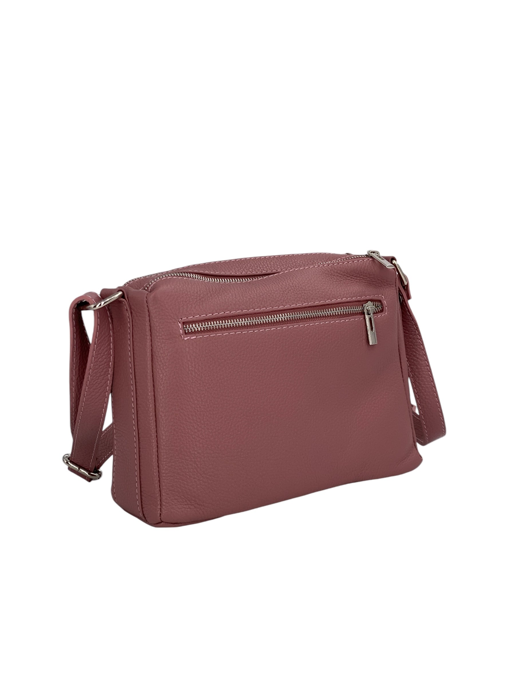 Sabrine – Women's genuine Italian leather shoulder and crossbody bag with adjustable shoulder strap