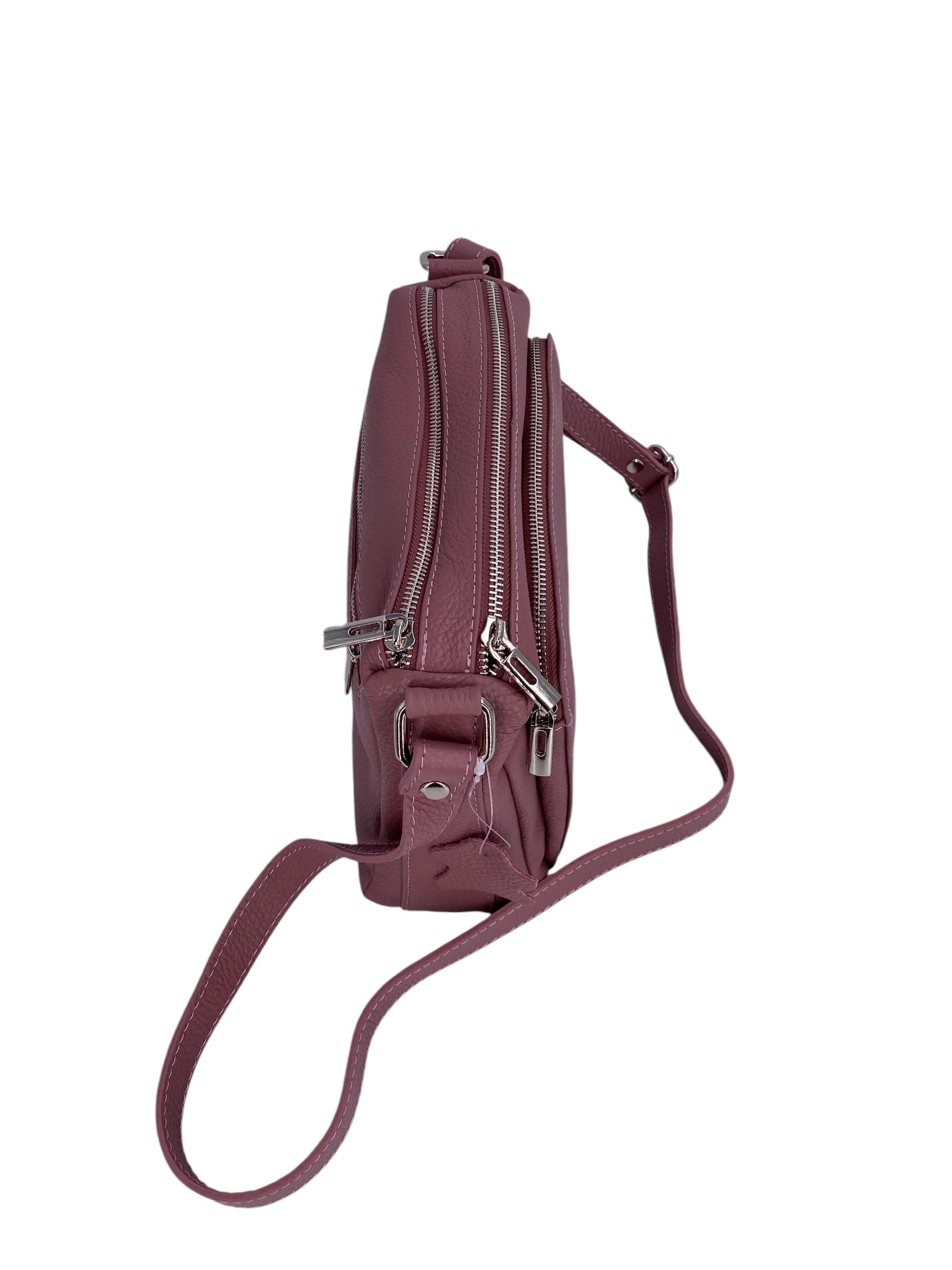 Sabrine – Women's genuine Italian leather shoulder and crossbody bag with adjustable shoulder strap