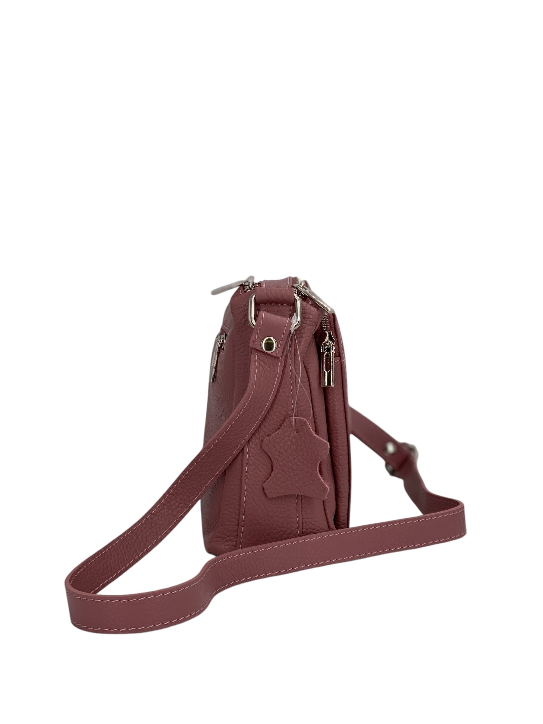 Sabrine – Women's genuine Italian leather shoulder and crossbody bag with adjustable shoulder strap
