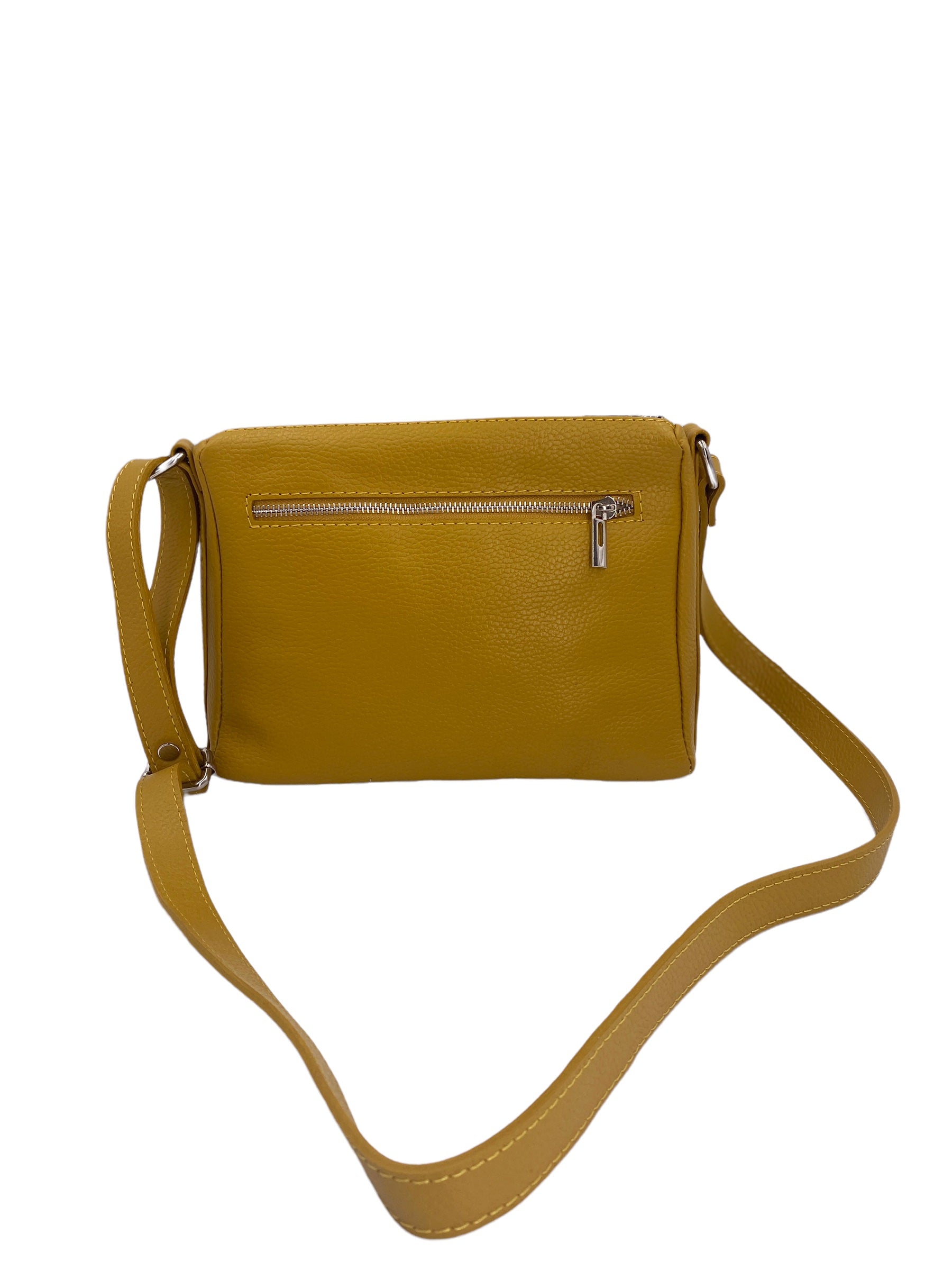 Sabrine – Women's genuine Italian leather shoulder and crossbody bag with adjustable shoulder strap