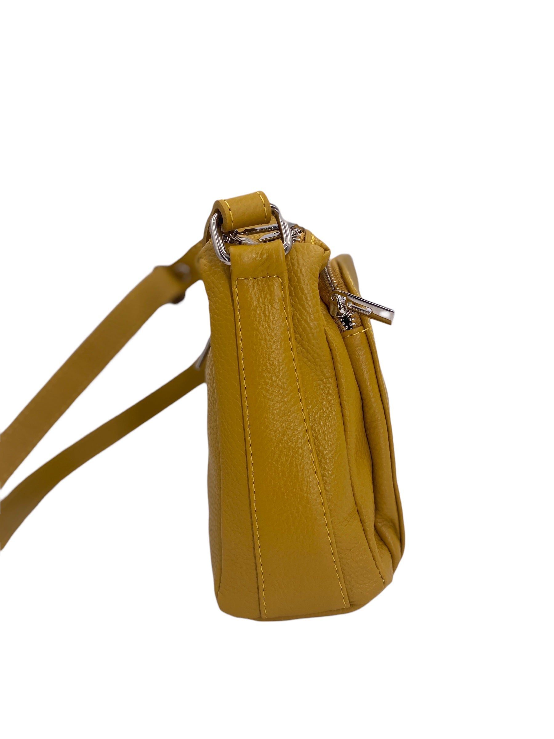 Sabrine – Women's genuine Italian leather shoulder and crossbody bag with adjustable shoulder strap