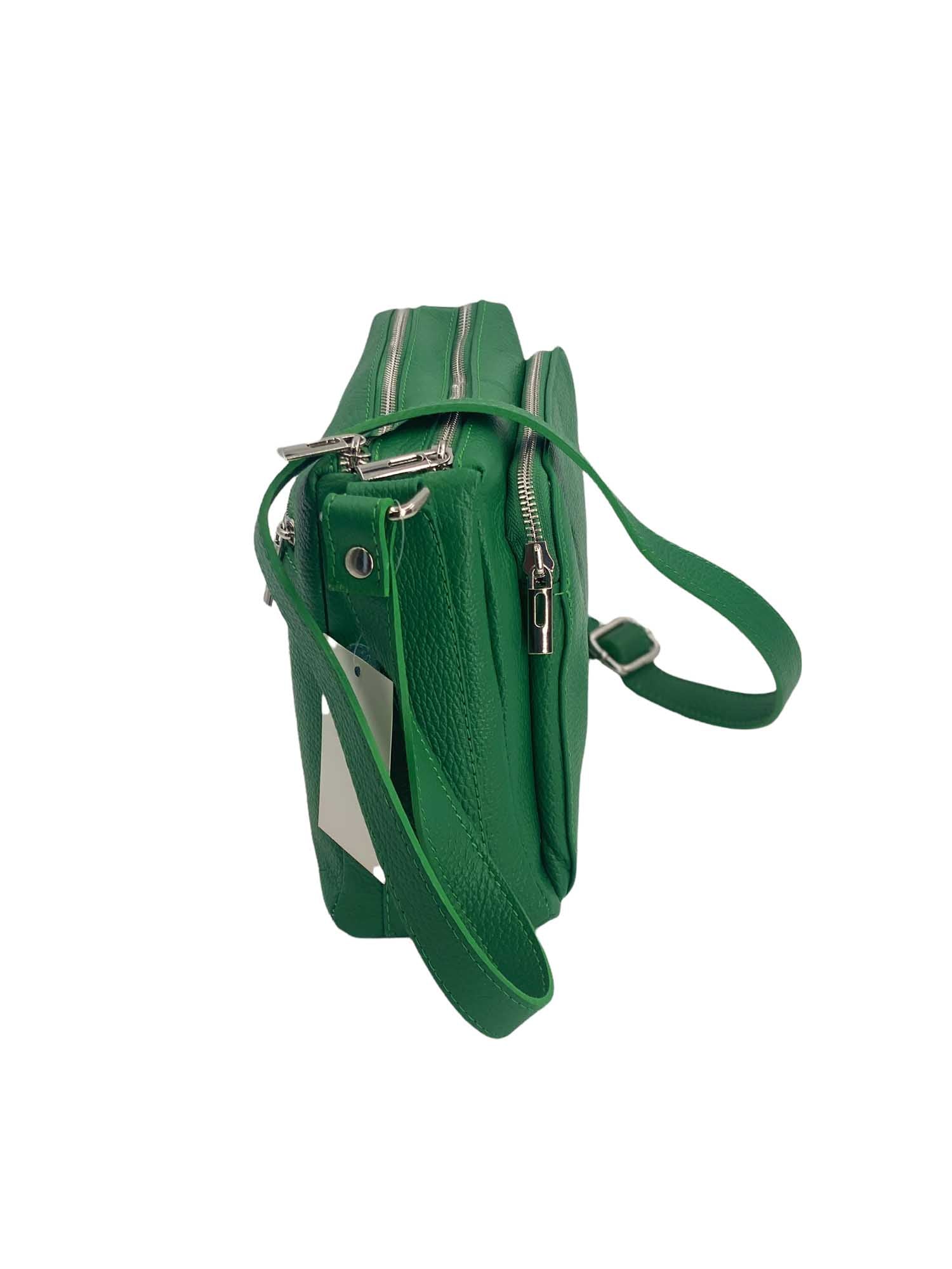 Sabrine – Women's genuine Italian leather shoulder and crossbody bag with adjustable shoulder strap