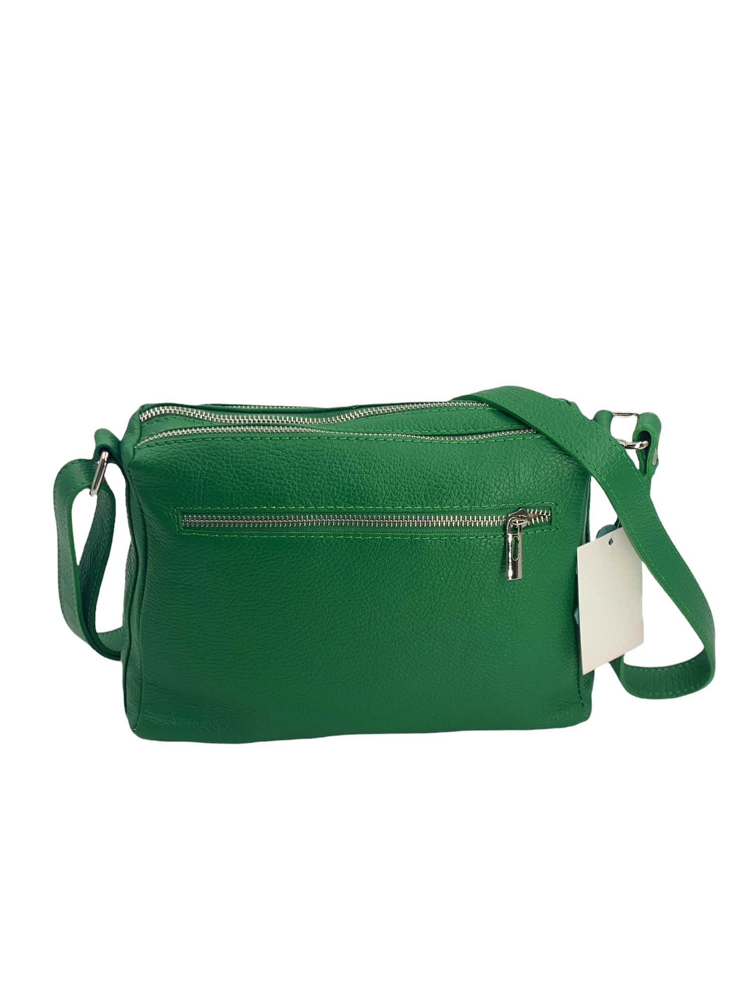 Sabrine – Women's genuine Italian leather shoulder and crossbody bag with adjustable shoulder strap