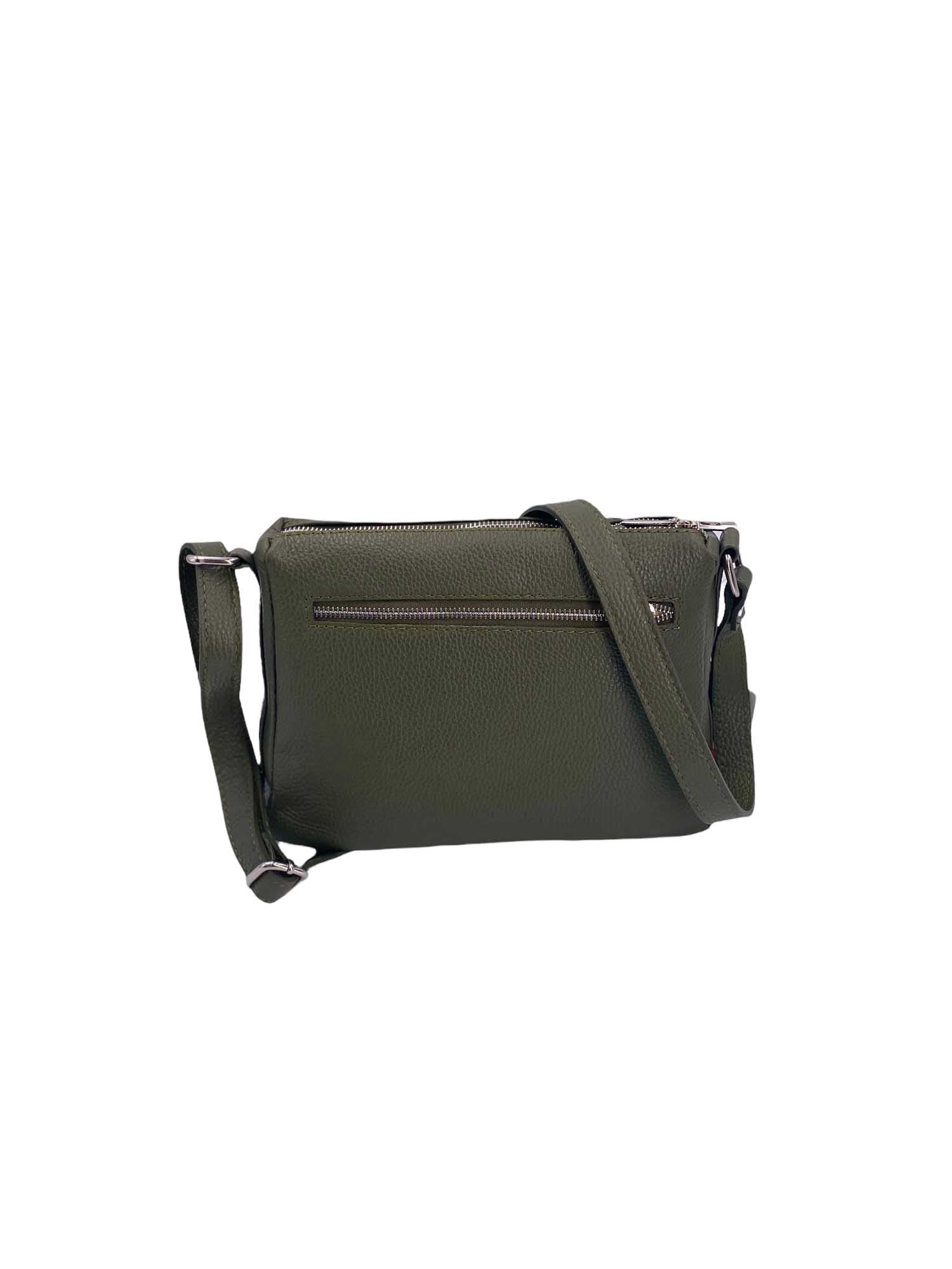 Sabrine – Women's genuine Italian leather shoulder and crossbody bag with adjustable shoulder strap