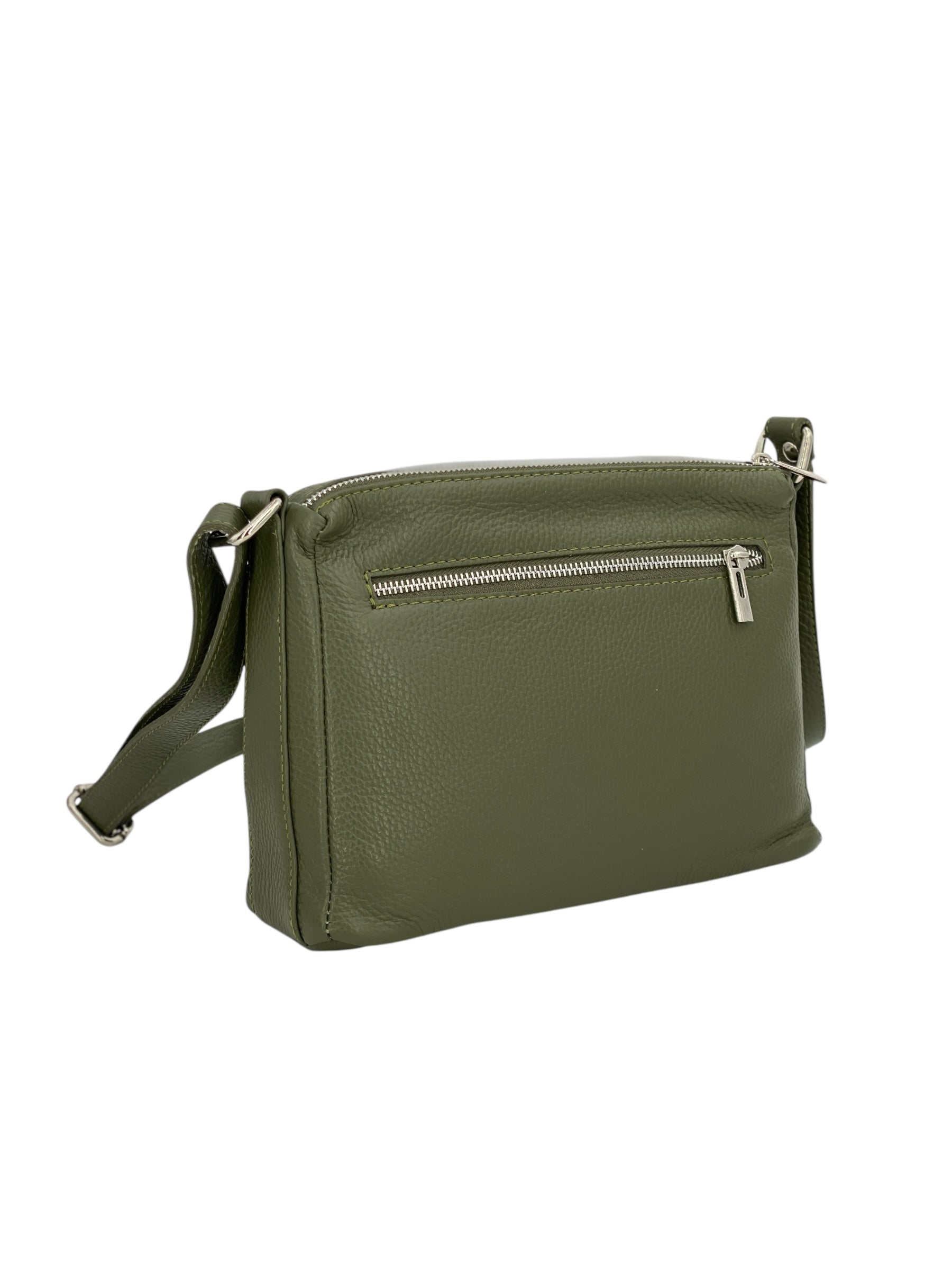 Sabrine – Women's genuine Italian leather shoulder and crossbody bag with adjustable shoulder strap