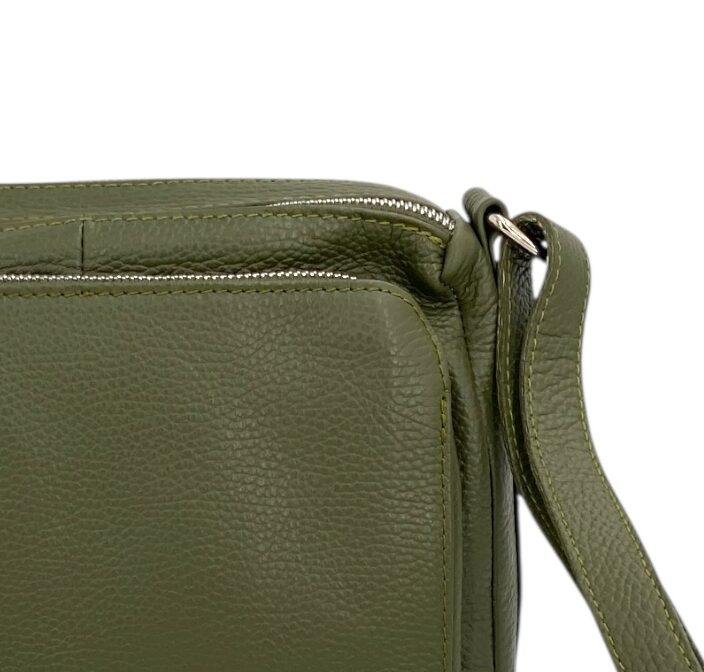 Sabrine – Women's genuine Italian leather shoulder and crossbody bag with adjustable shoulder strap