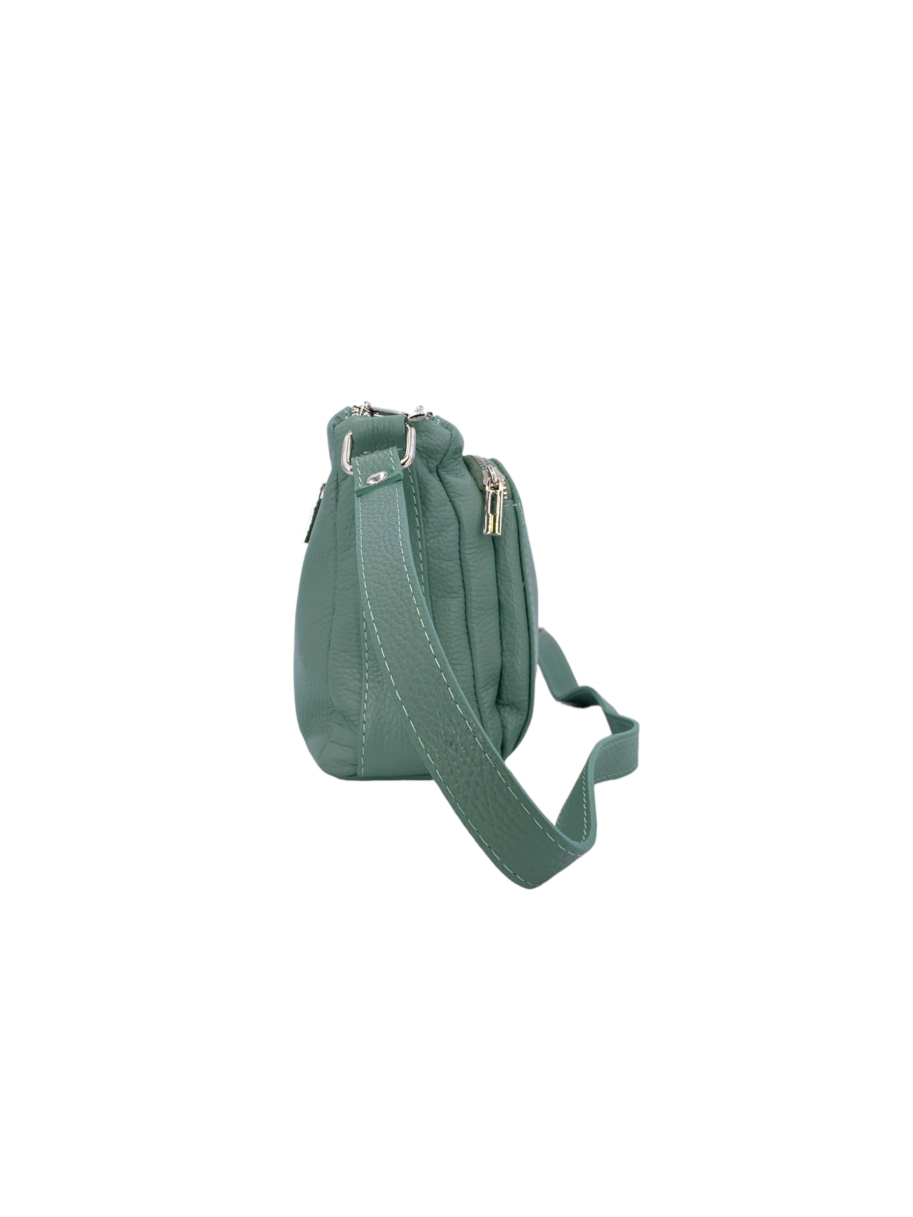 Sabrine – Women's genuine Italian leather shoulder and crossbody bag with adjustable shoulder strap
