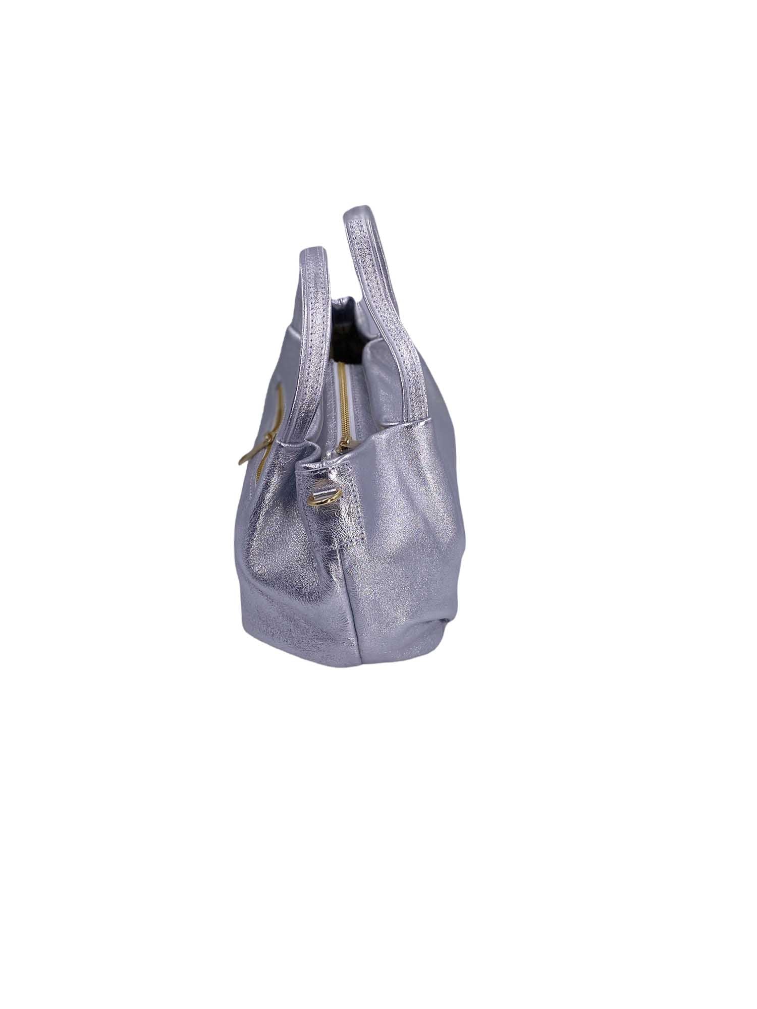Cristine – Damen-Schulter- und Crossbody-Tasche aus echtem italienischen Kalbsleder