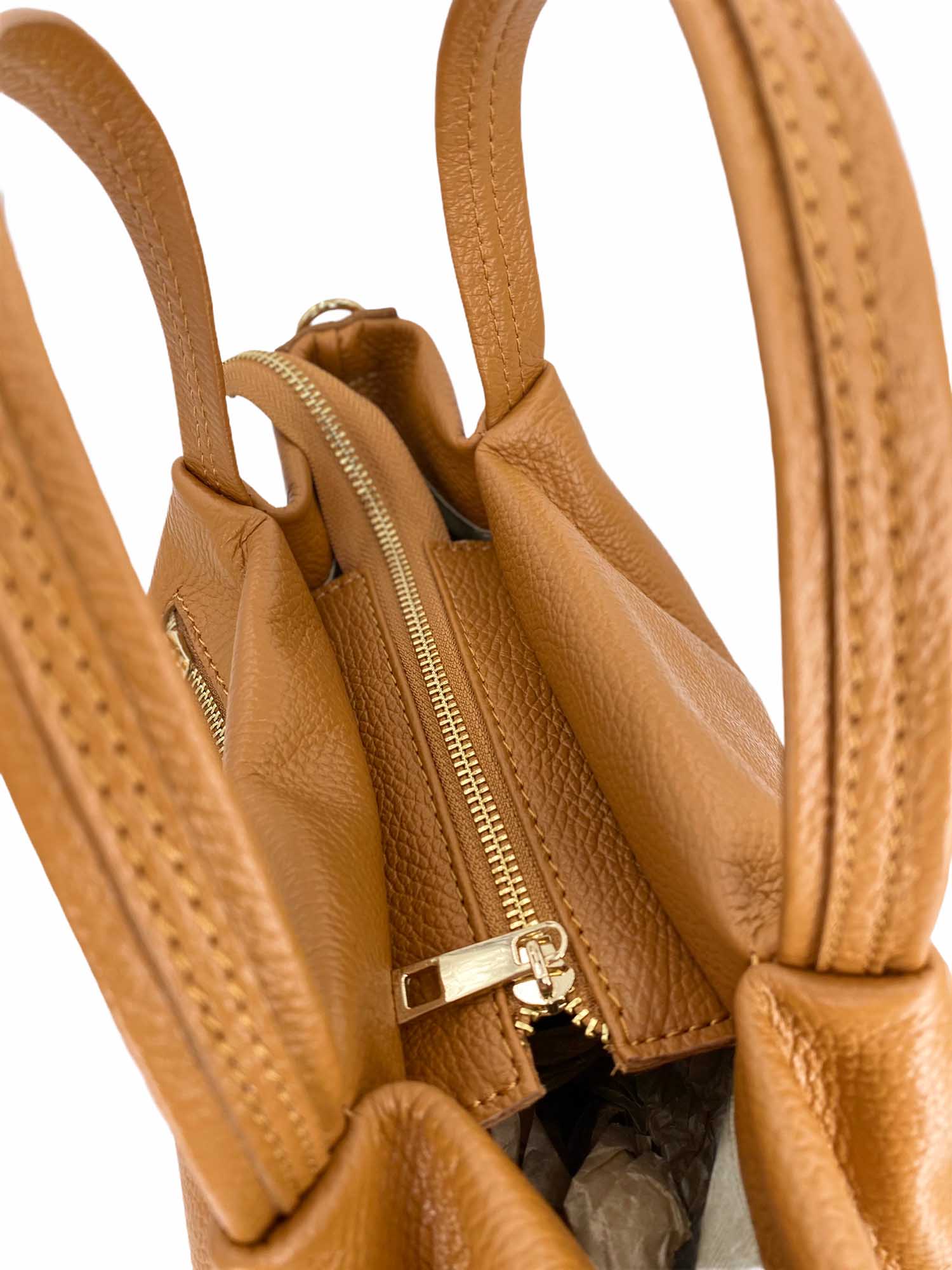 Cristine – Damen-Schulter- und Crossbody-Tasche aus echtem italienischen Kalbsleder