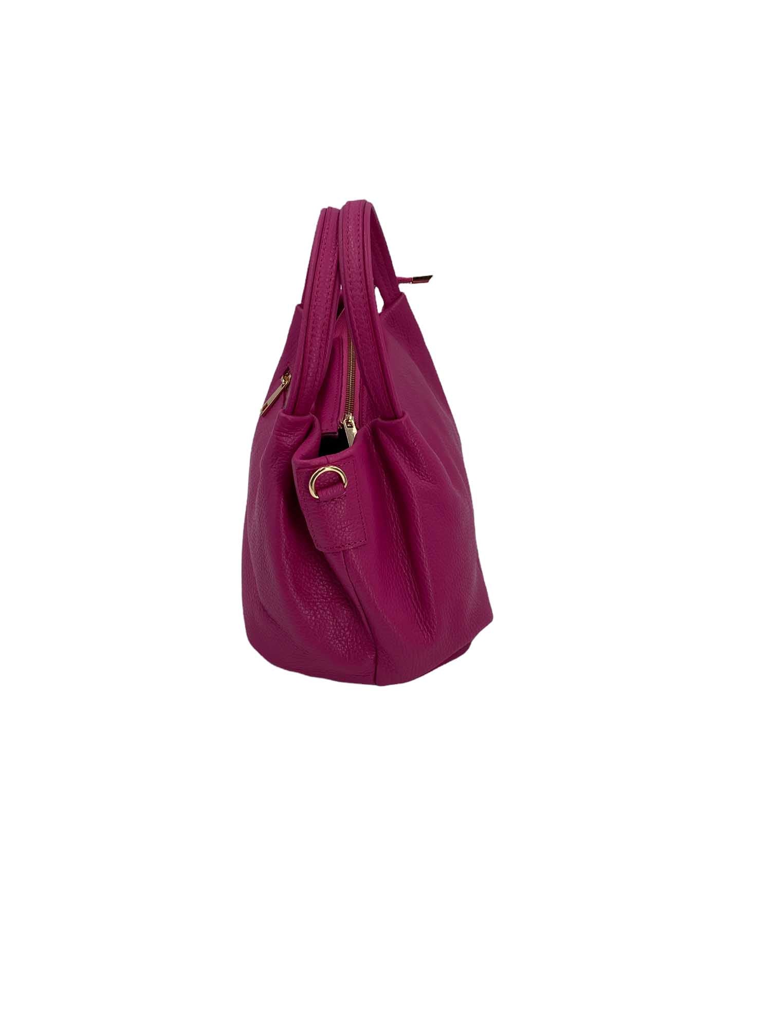 Cristine – Damen-Schulter- und Crossbody-Tasche aus echtem italienischen Kalbsleder