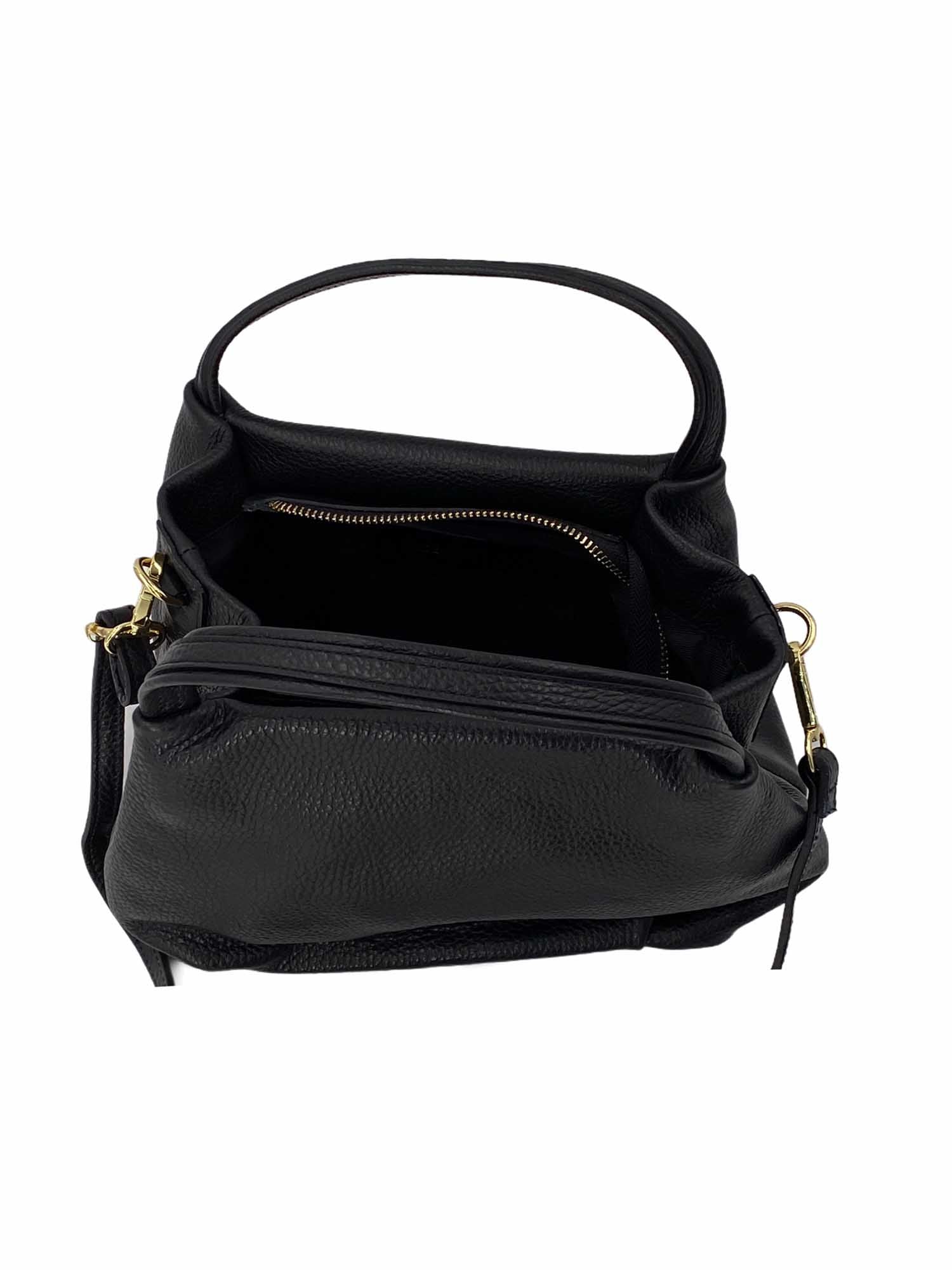 Cristine – Damen-Schulter- und Crossbody-Tasche aus echtem italienischen Kalbsleder