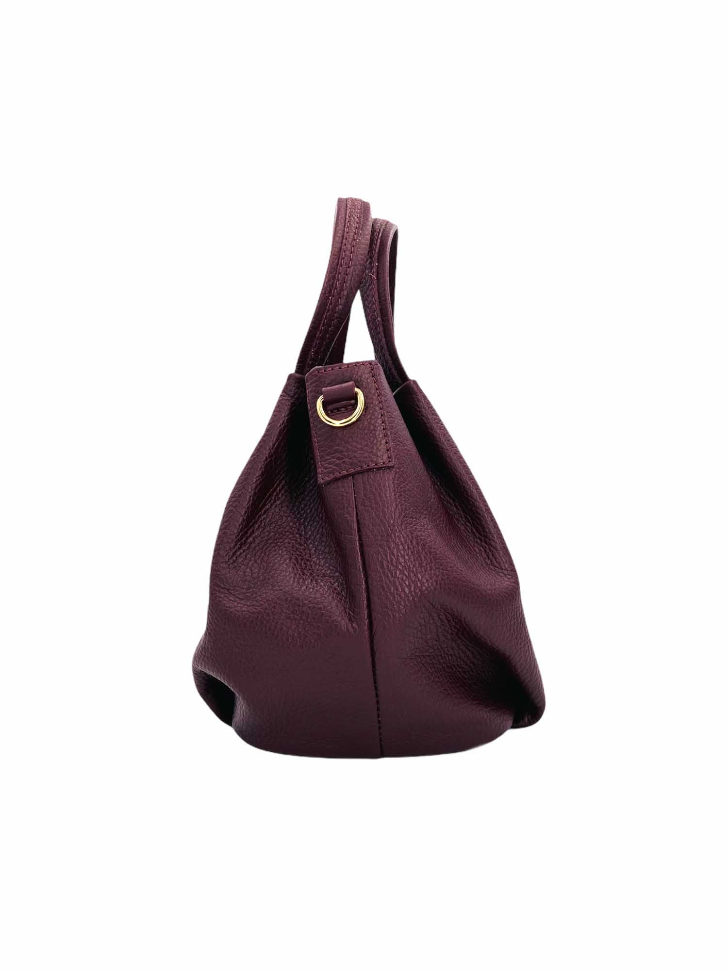 Cristine – Damen-Schulter- und Crossbody-Tasche aus echtem italienischen Kalbsleder