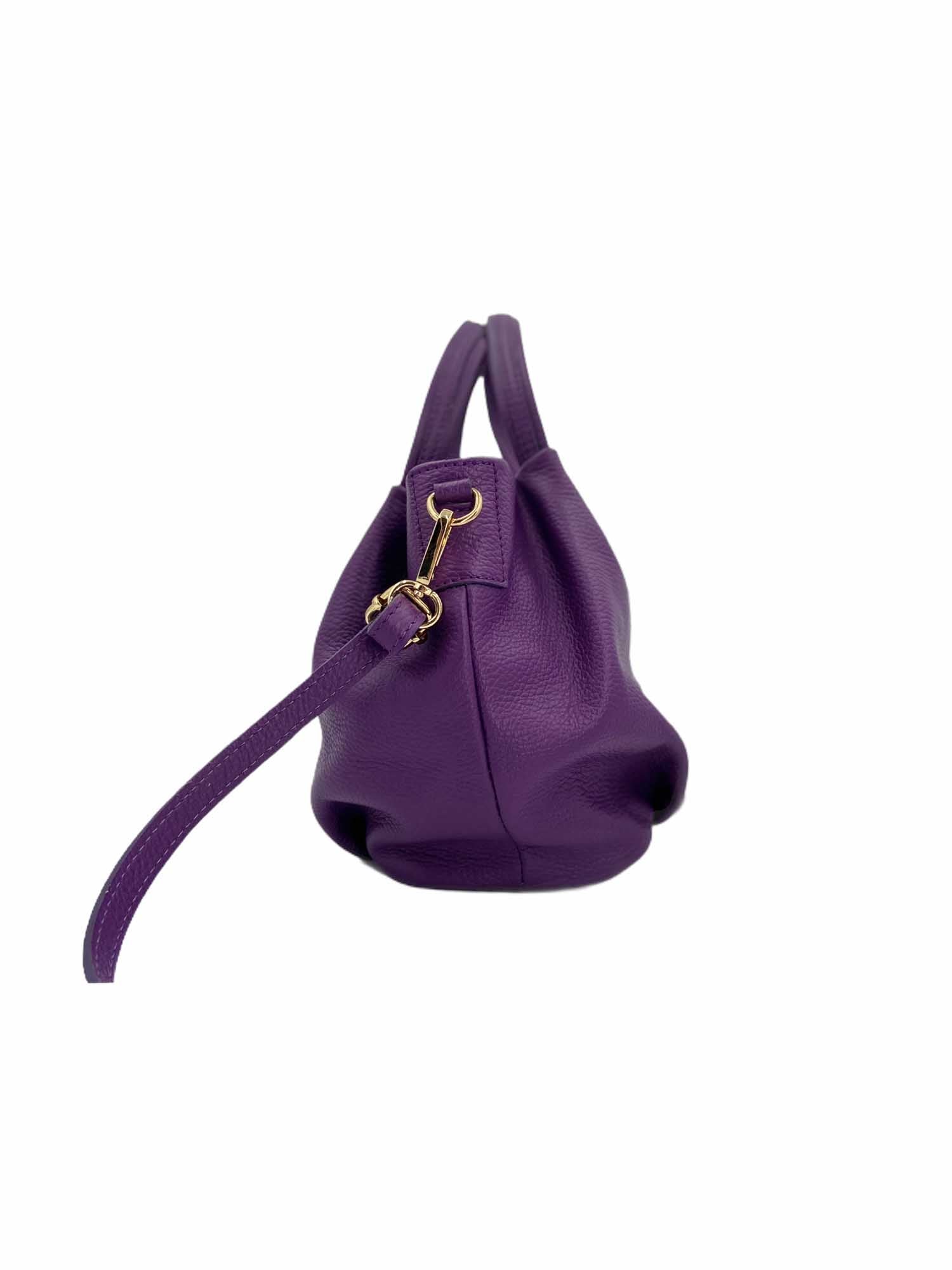 Cristine – Damen-Schulter- und Crossbody-Tasche aus echtem italienischen Kalbsleder