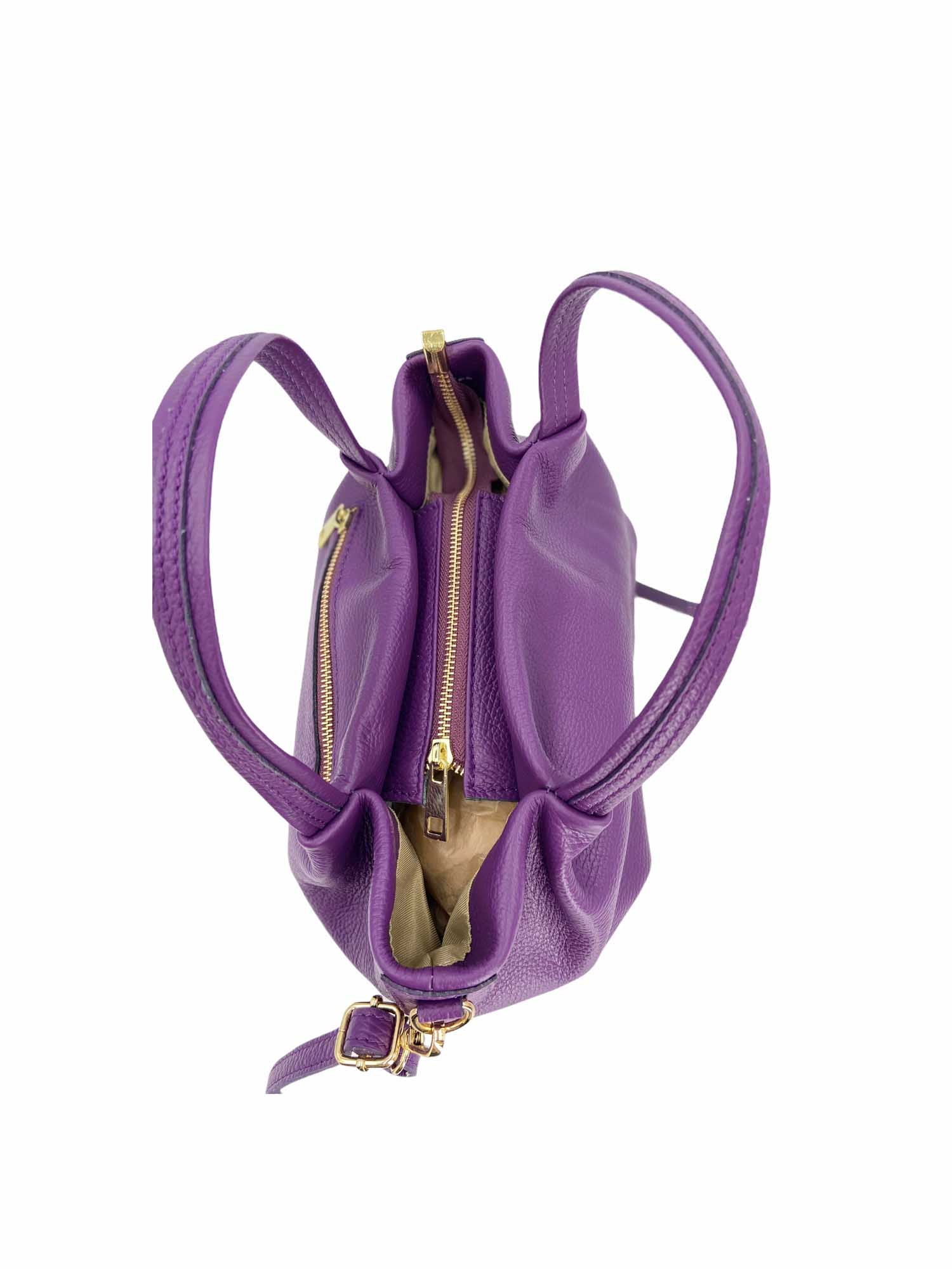 Cristine – Damen-Schulter- und Crossbody-Tasche aus echtem italienischen Kalbsleder