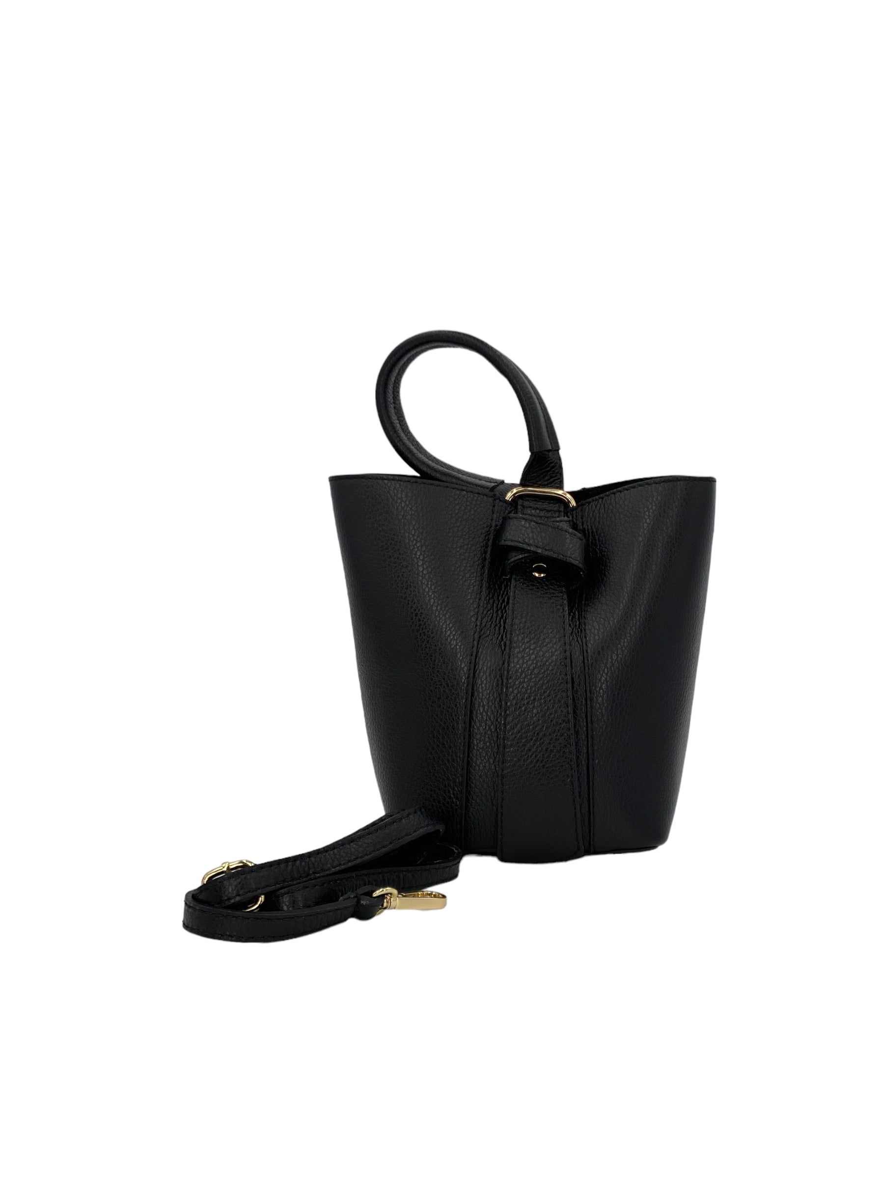 Monique – Damen-Schulter- und Crossbody-Tasche aus echtem italienischen Leder mit interner Clutch