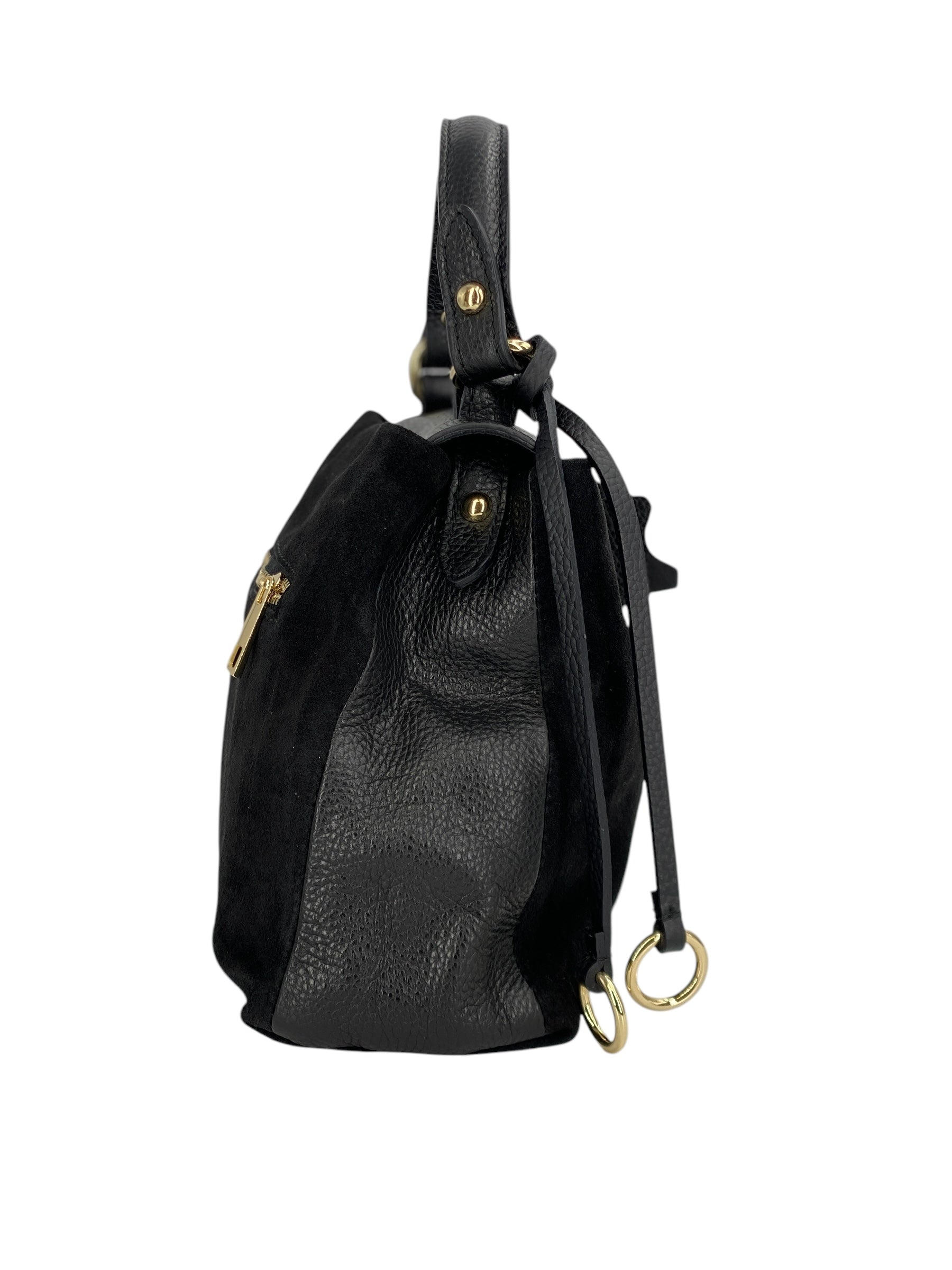 Ludivine Mini – Damen-Umhängetasche aus echtem italienischen Leder
