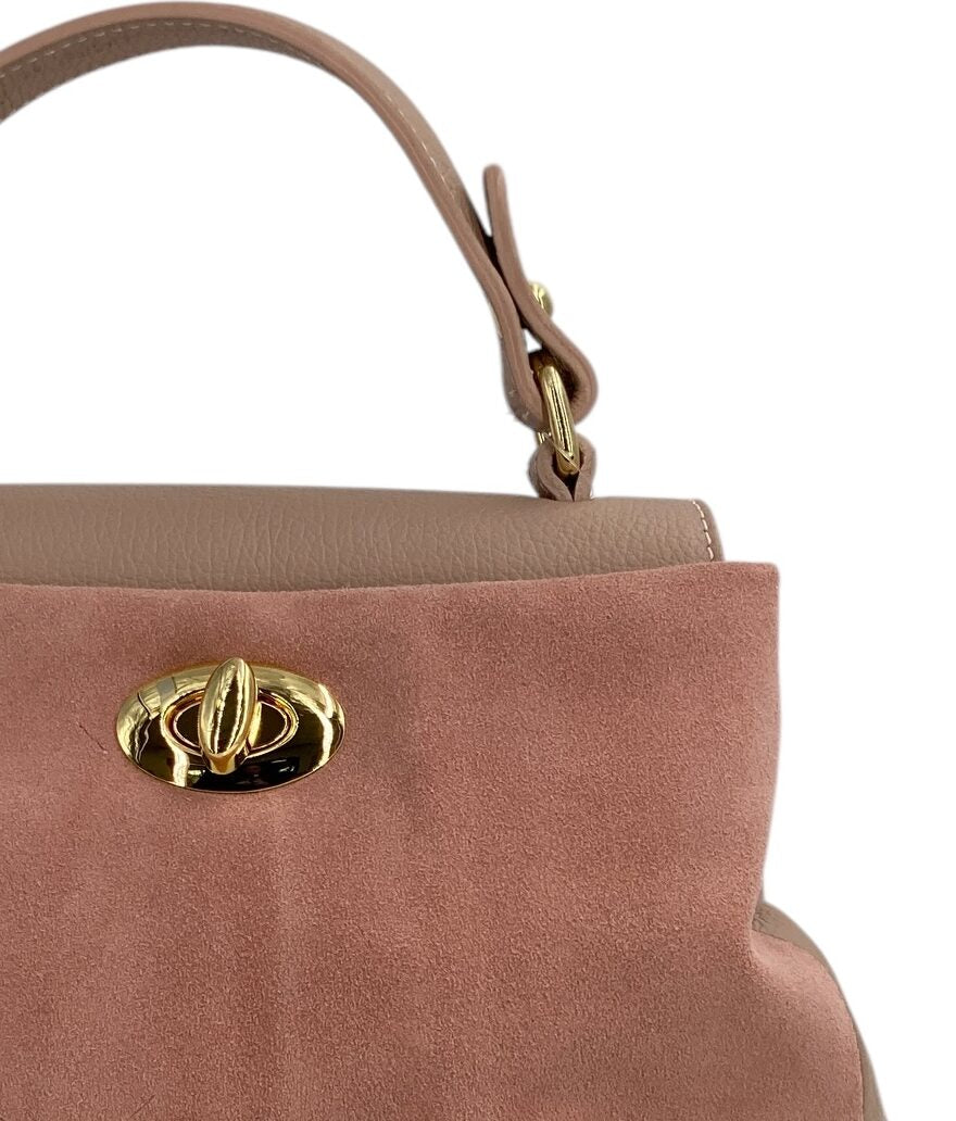 Ludivine Mini – Damen-Umhängetasche aus echtem italienischen Leder
