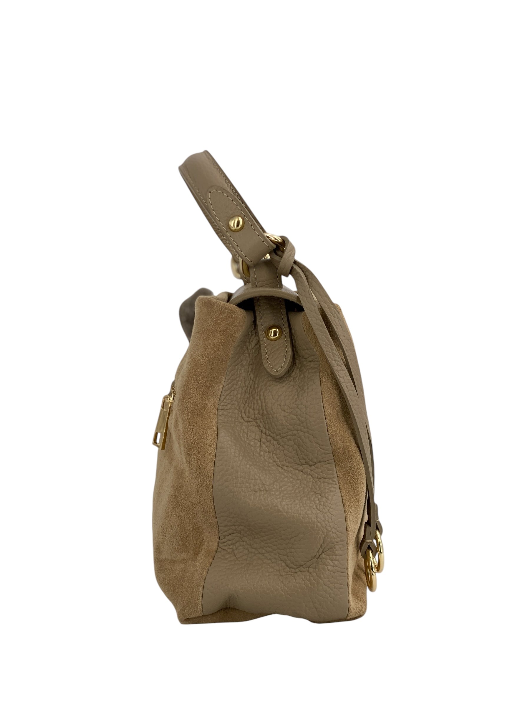 Ludivine Mini – Damen-Umhängetasche aus echtem italienischen Leder
