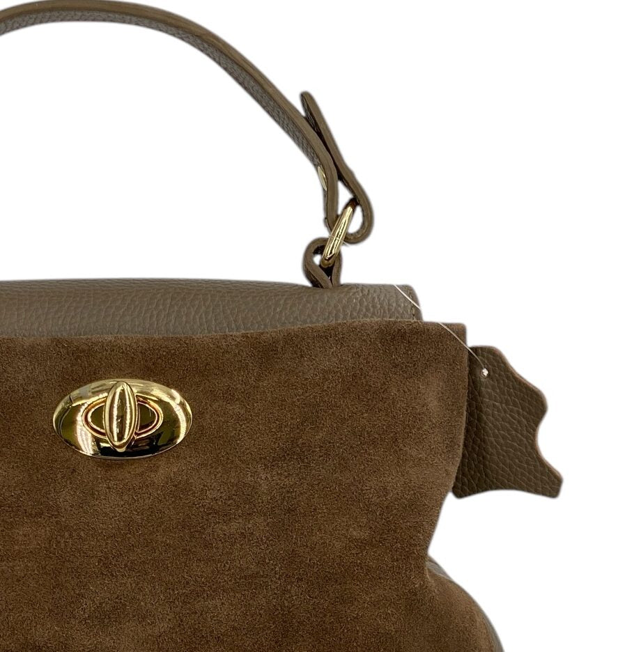 Ludivine Mini – Damen-Umhängetasche aus echtem italienischen Leder
