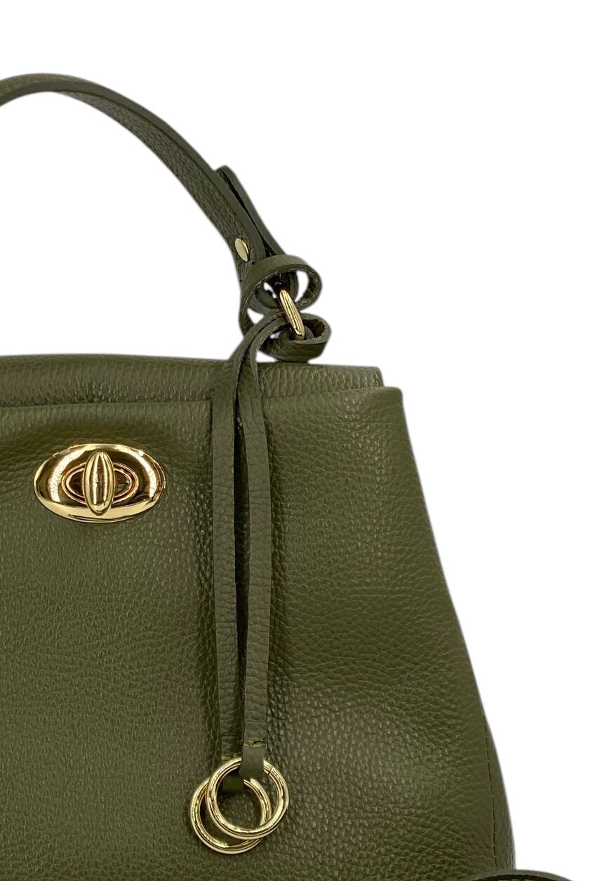 Ludivine Mini – Damen-Umhängetasche aus echtem italienischen Leder