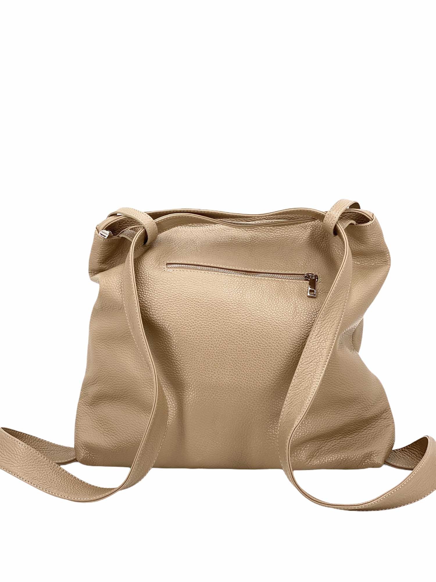 Astrelle Grande – Wandelbarer Damenrucksack aus echtem italienischen Leder
