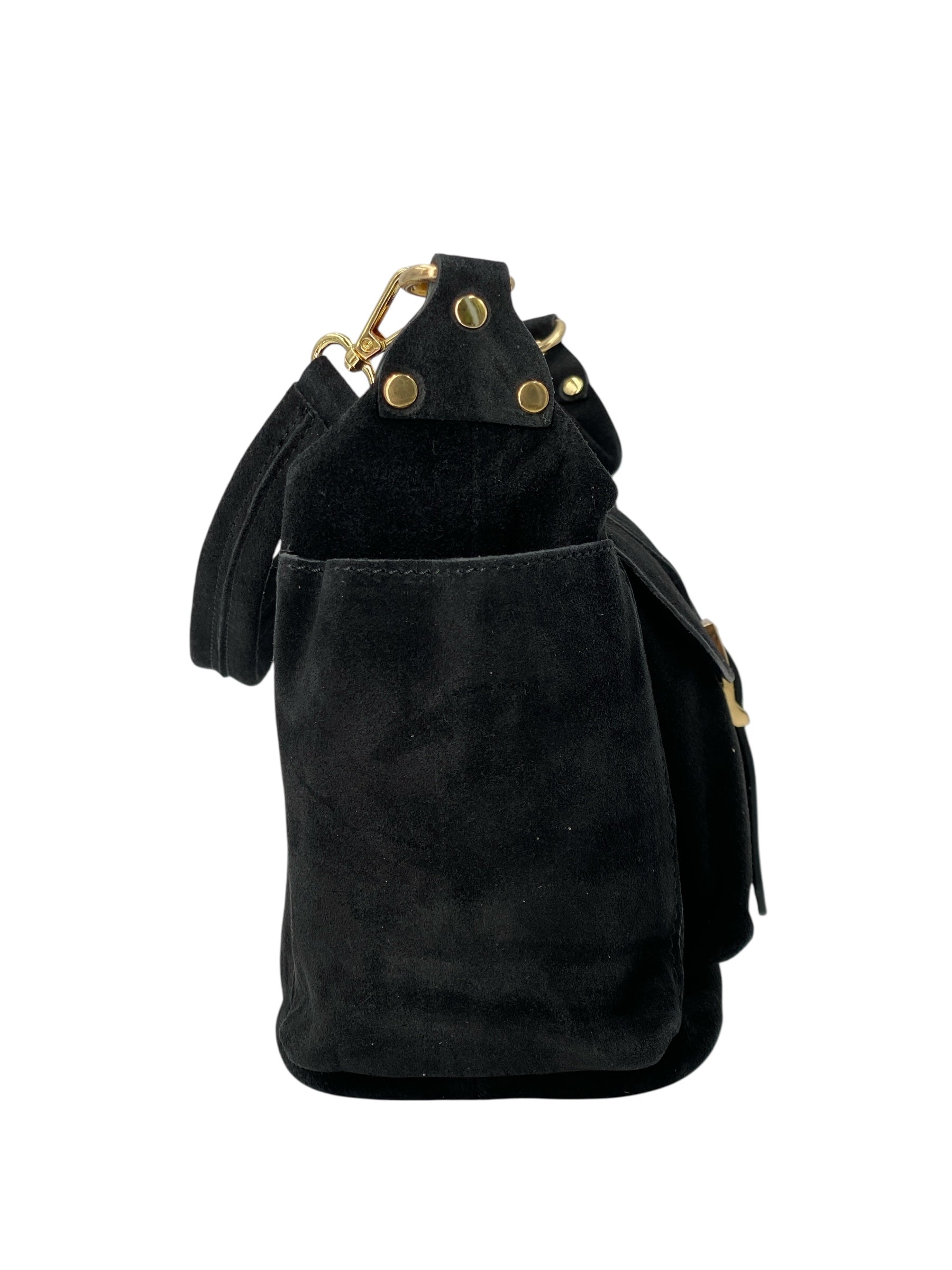 Angelique – Damenhandtasche und Umhängetasche aus echtem italienischen Leder mit verstellbarem Schultergurt