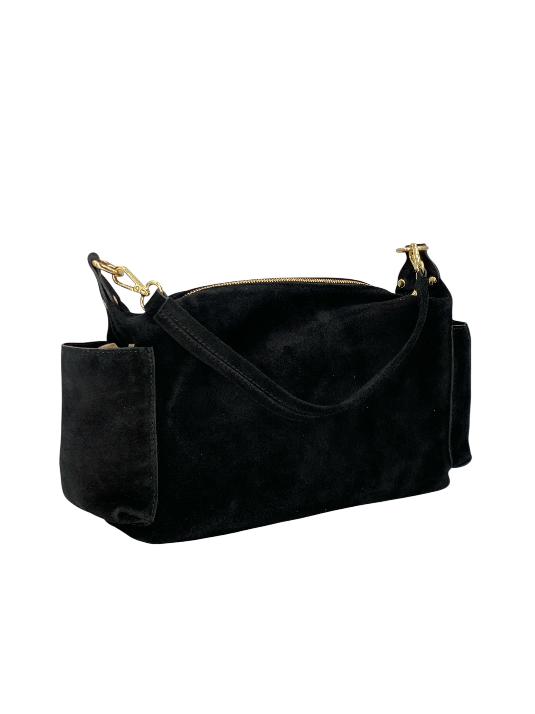 Angelique – Damenhandtasche und Umhängetasche aus echtem italienischen Leder mit verstellbarem Schultergurt