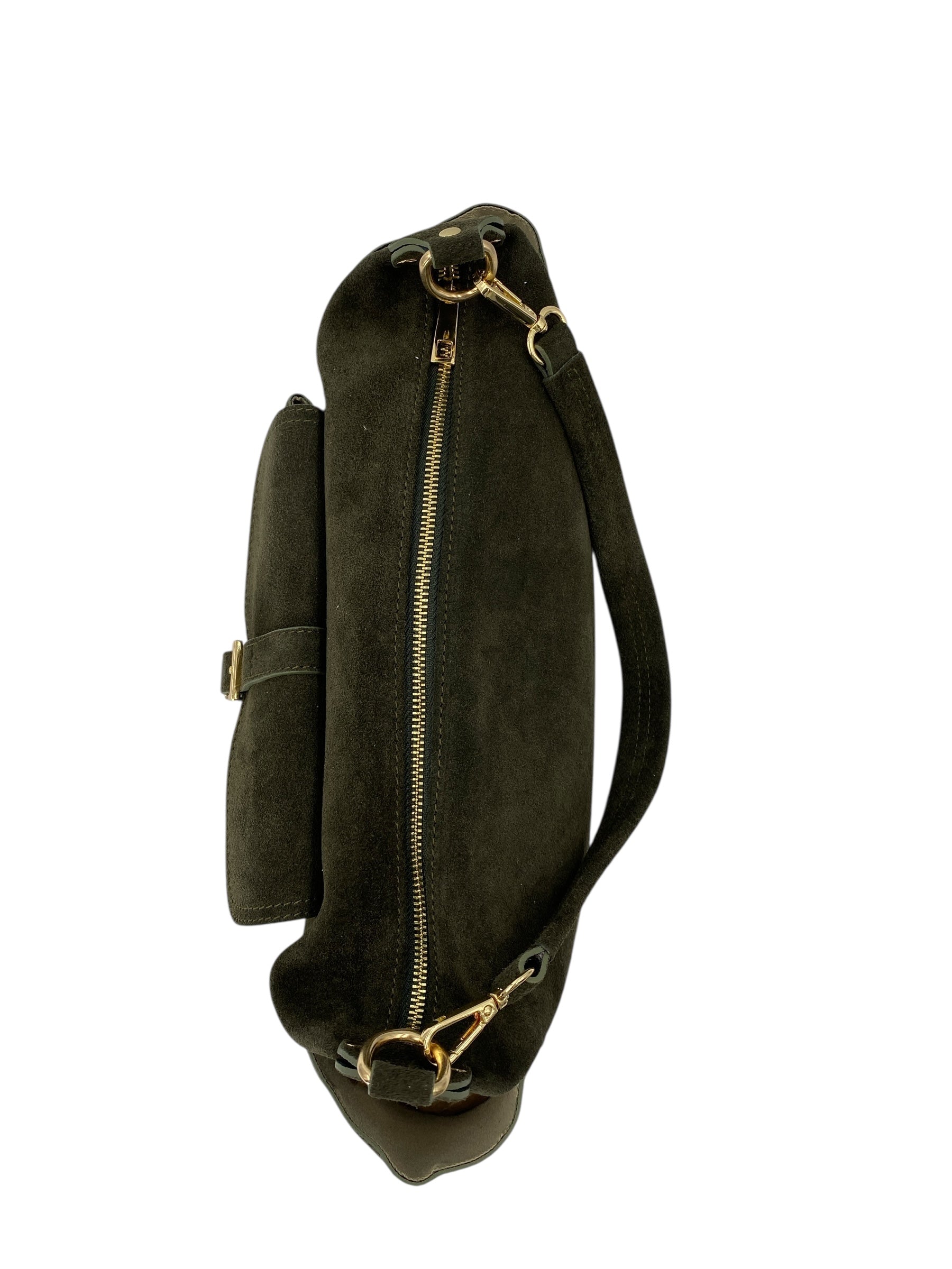 Angelique – Damenhandtasche und Umhängetasche aus echtem italienischen Leder mit verstellbarem Schultergurt