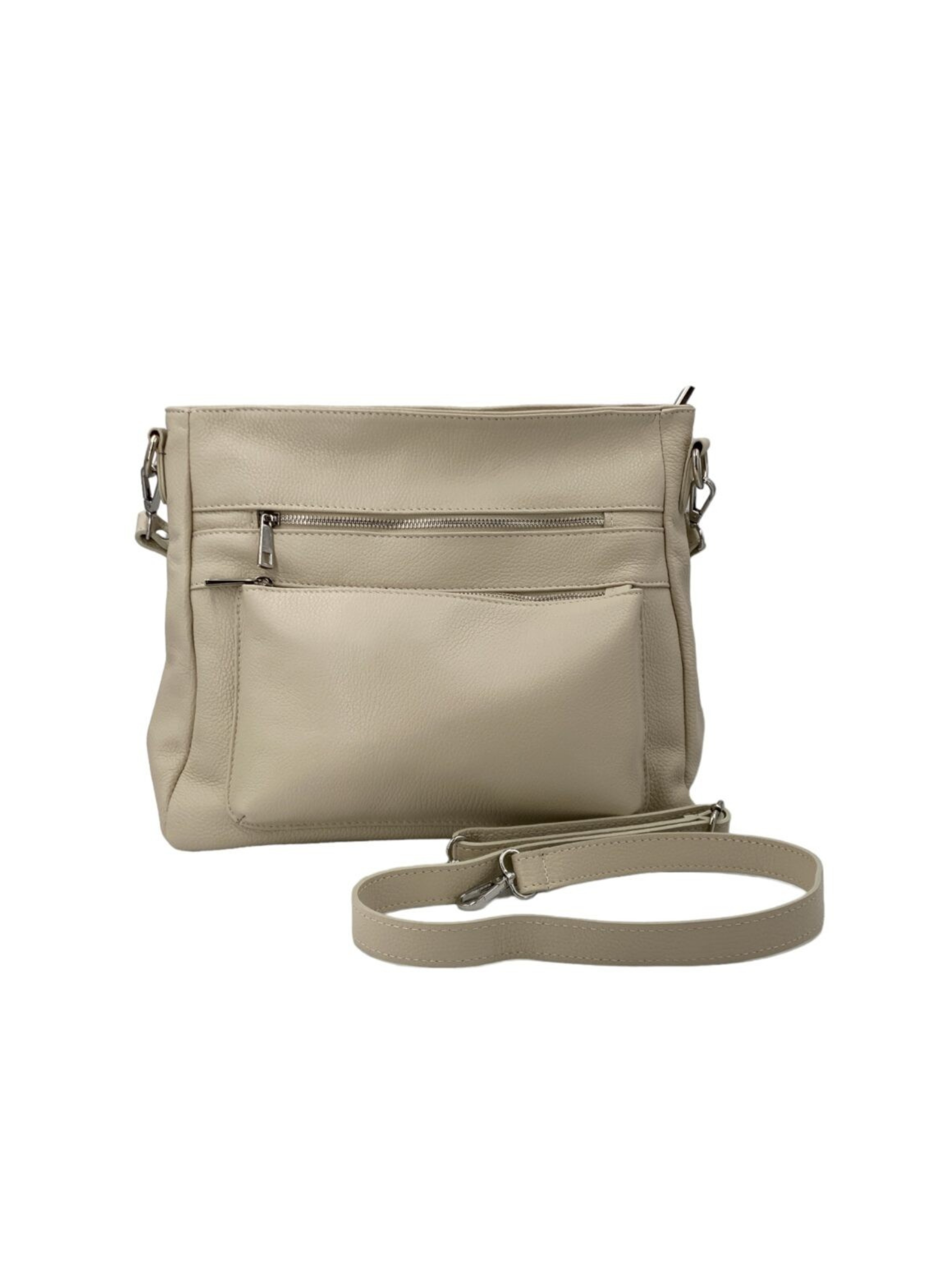 Odette – Damenhandtasche, Schultertasche und Crossbody Bag aus echtem italienischen Leder mit verstärkten Nähten und organisiertem Innenraum
