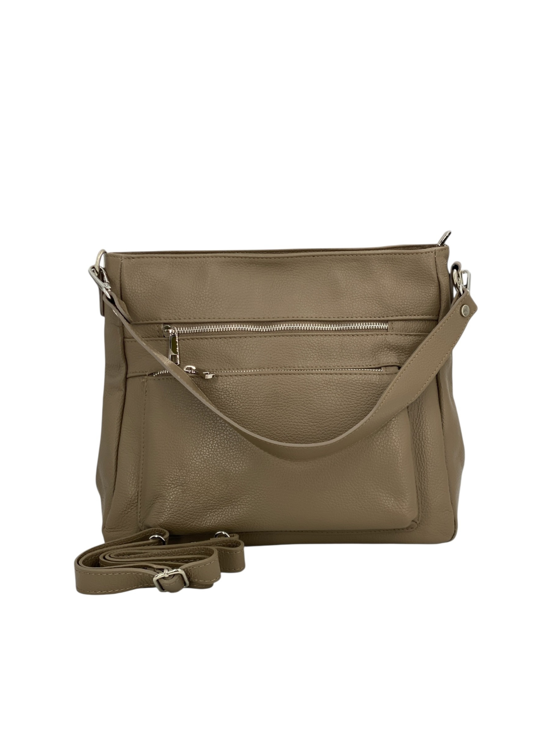 Odette – Damenhandtasche, Schultertasche und Crossbody Bag aus echtem italienischen Leder mit verstärkten Nähten und organisiertem Innenraum