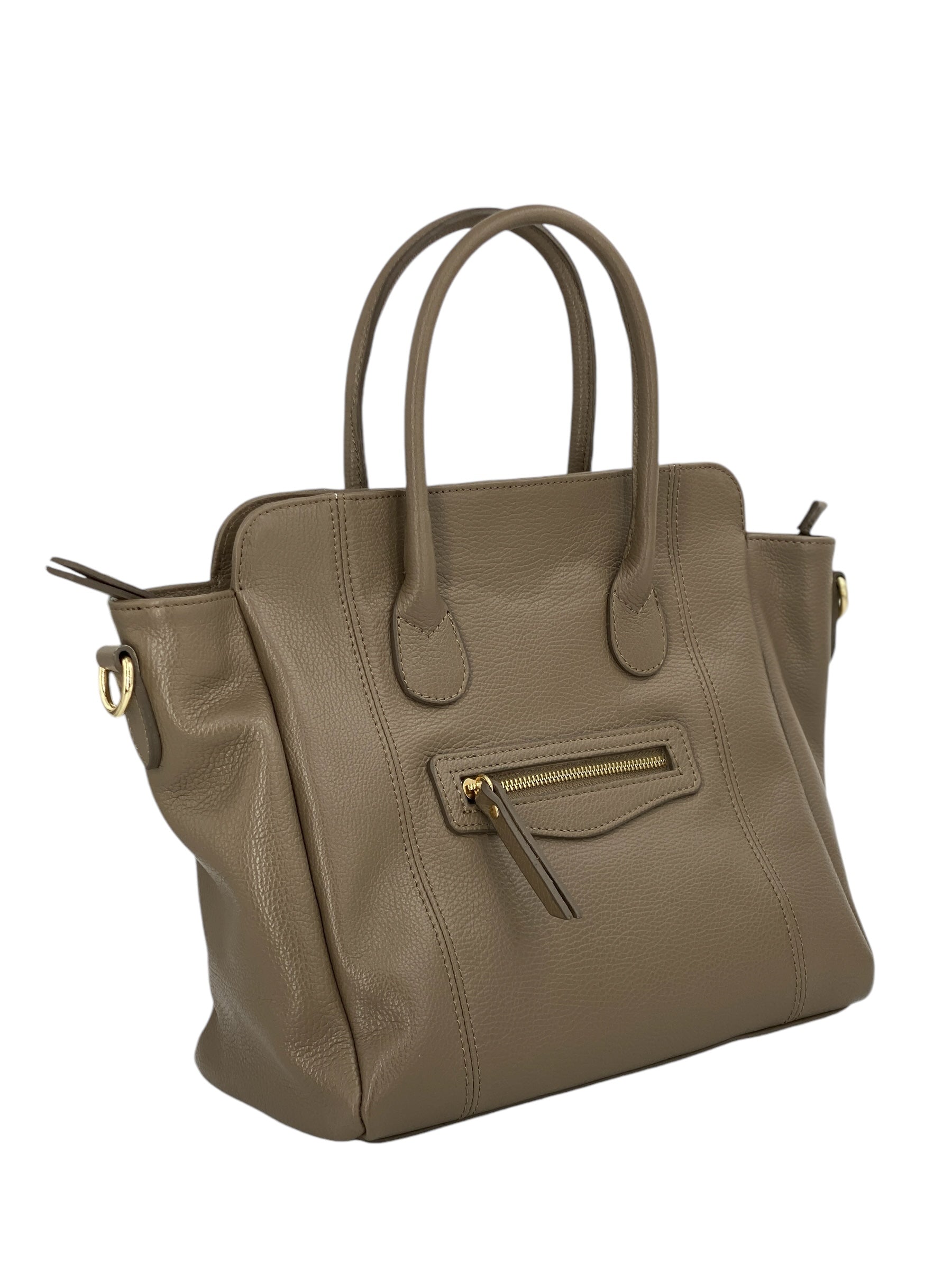 Olympia – Women's shoulder bag in 100% genuine Italian calfskin