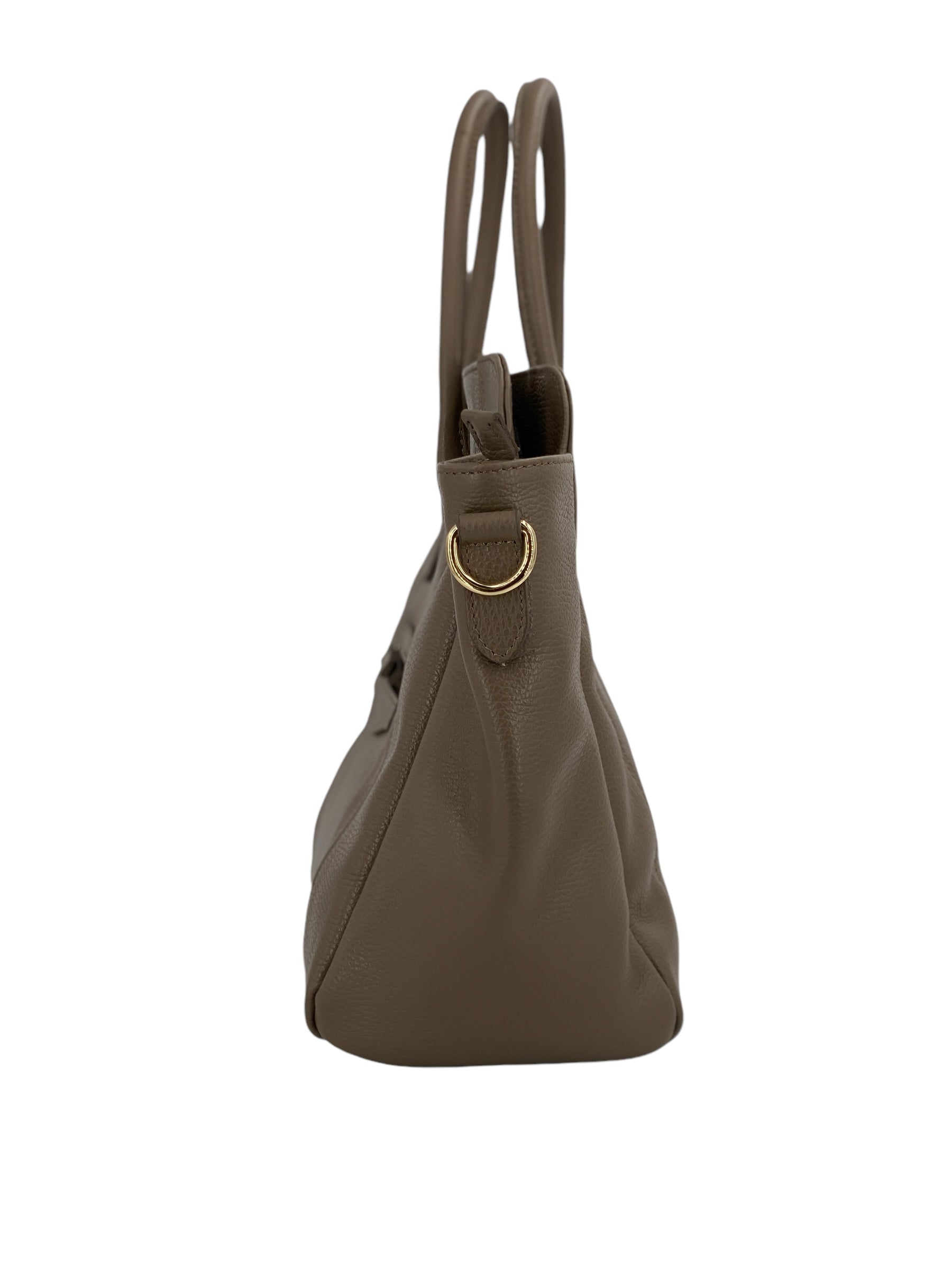 Olympia – Women's shoulder bag in 100% genuine Italian calfskin