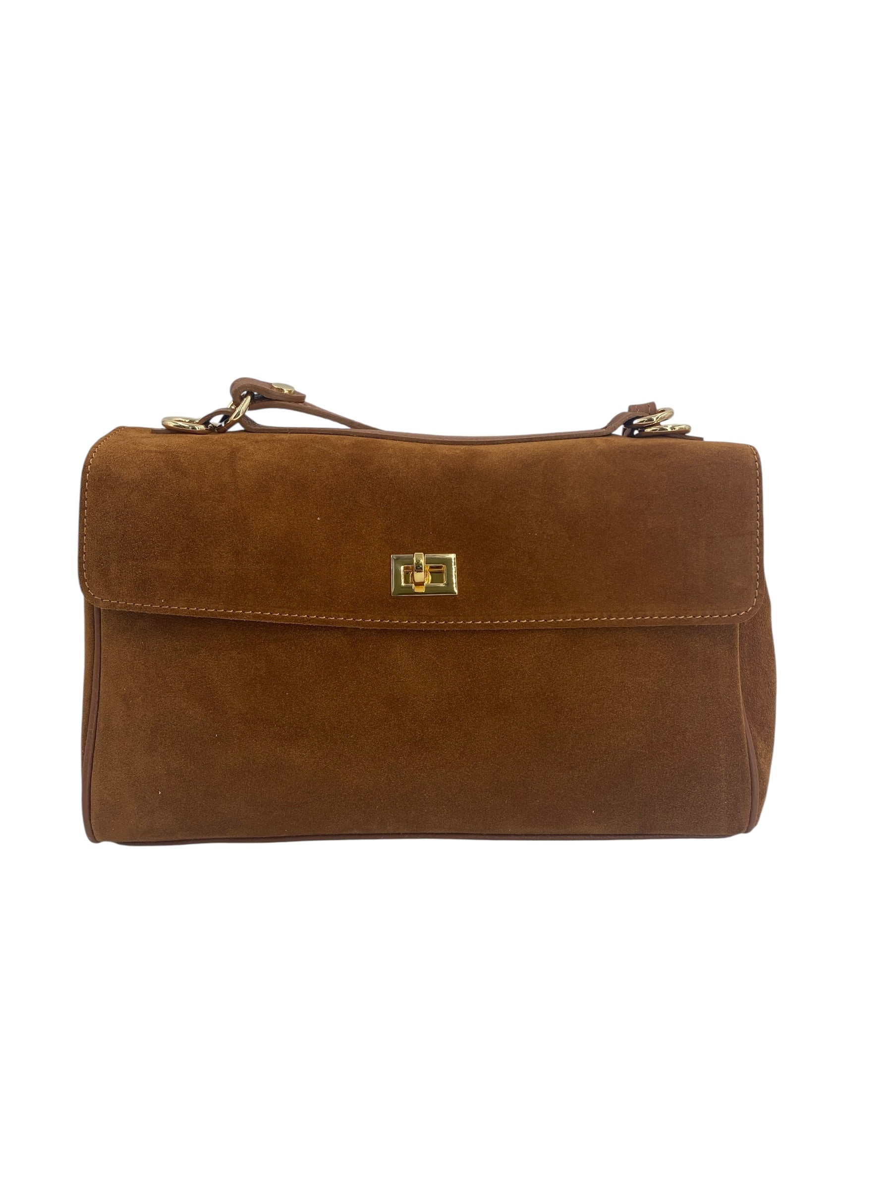 Flore – Damenhandtasche und Umhängetasche aus 100 % hochwertigem italienischen Kalbsleder
