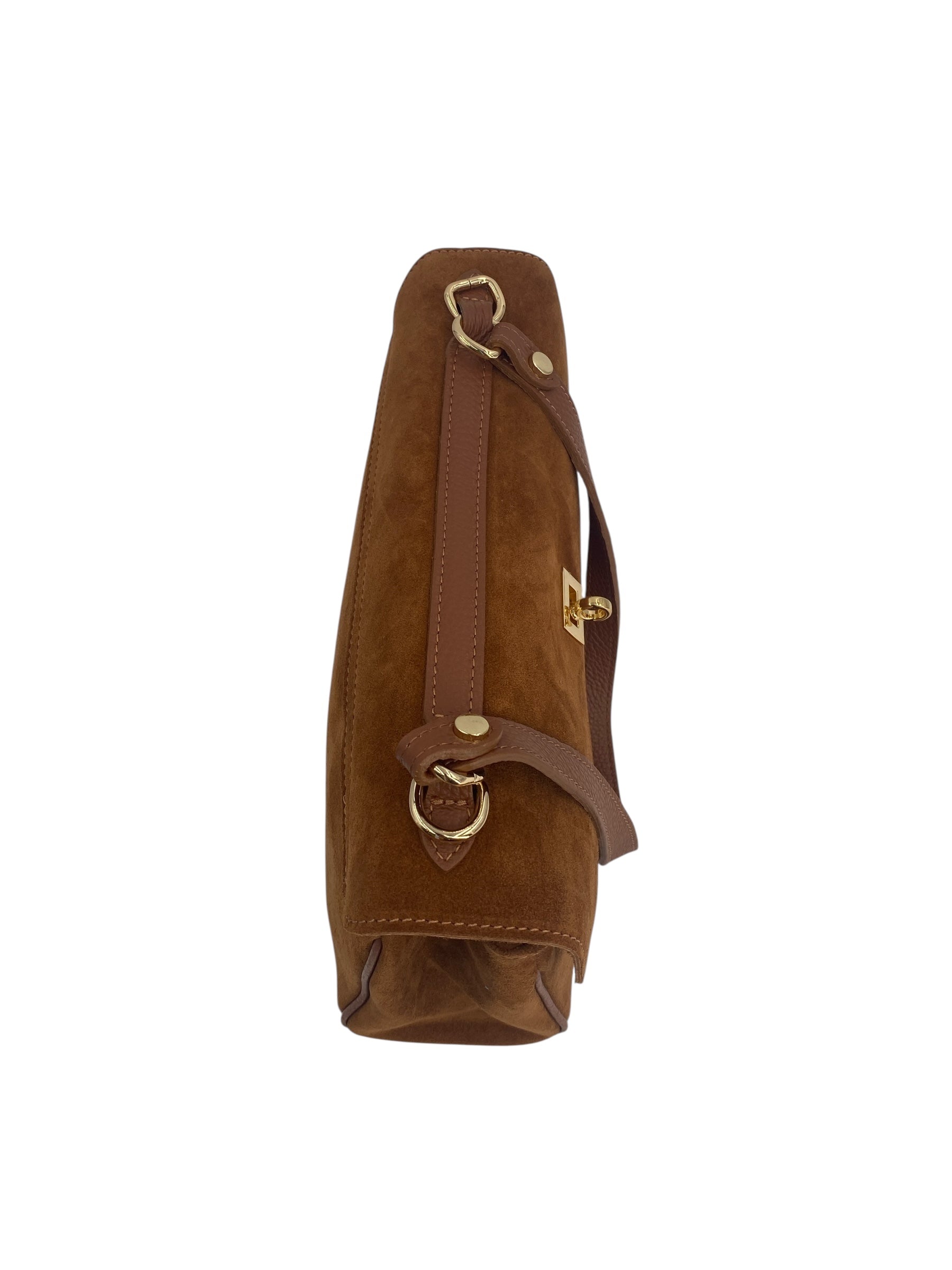 Flore – Damenhandtasche und Umhängetasche aus 100 % hochwertigem italienischen Kalbsleder