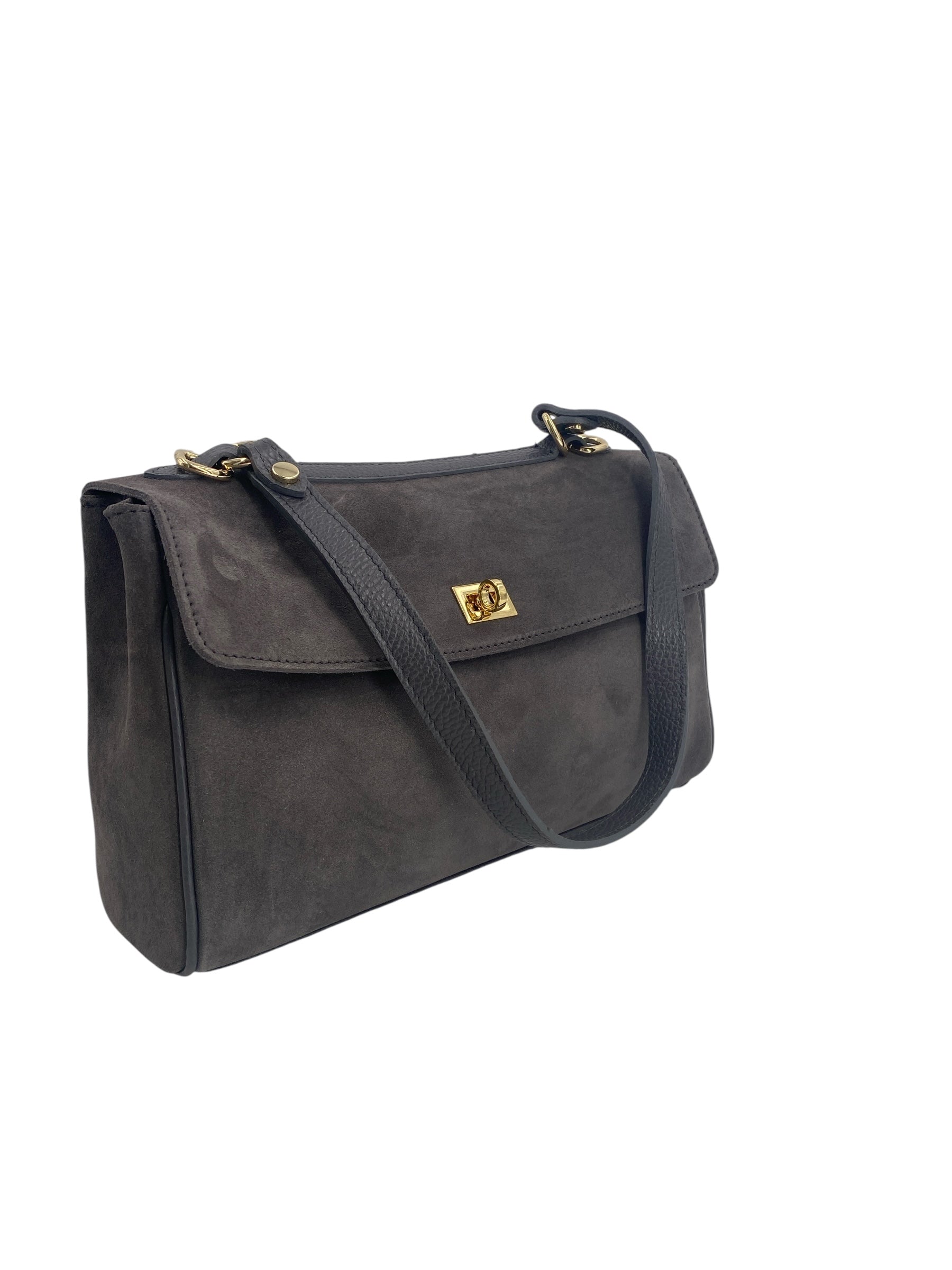 Flore – Damenhandtasche und Umhängetasche aus 100 % hochwertigem italienischen Kalbsleder