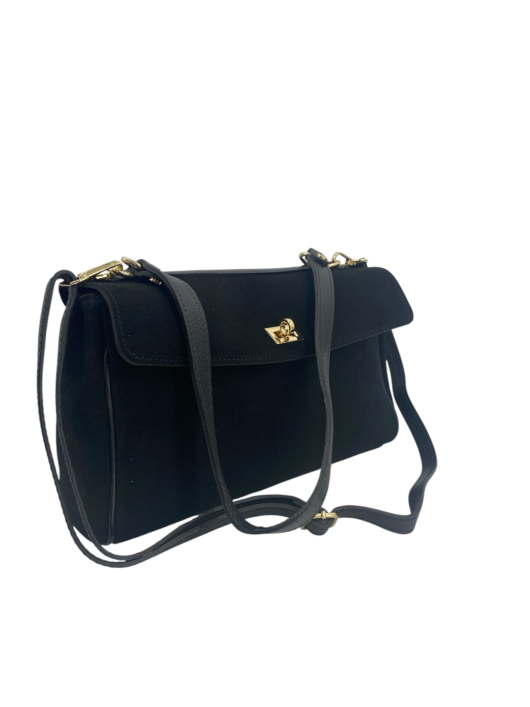 Flore – Damenhandtasche und Umhängetasche aus 100 % hochwertigem italienischen Kalbsleder
