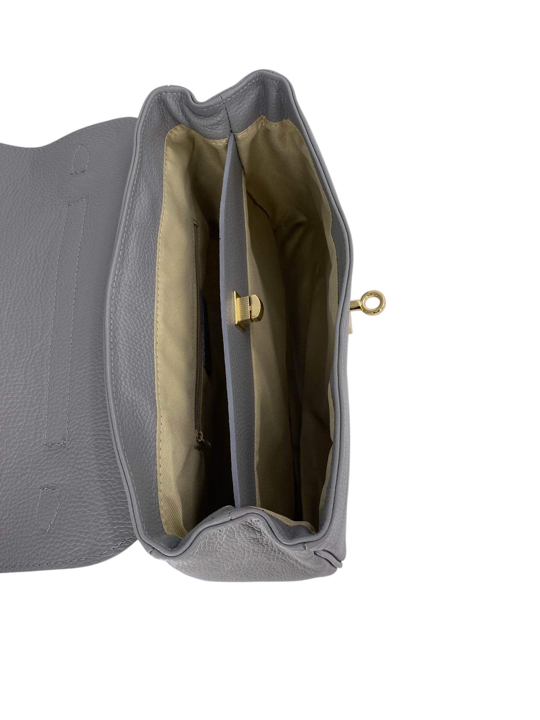 Flore – Damenhandtasche und Umhängetasche aus 100 % hochwertigem italienischen Kalbsleder