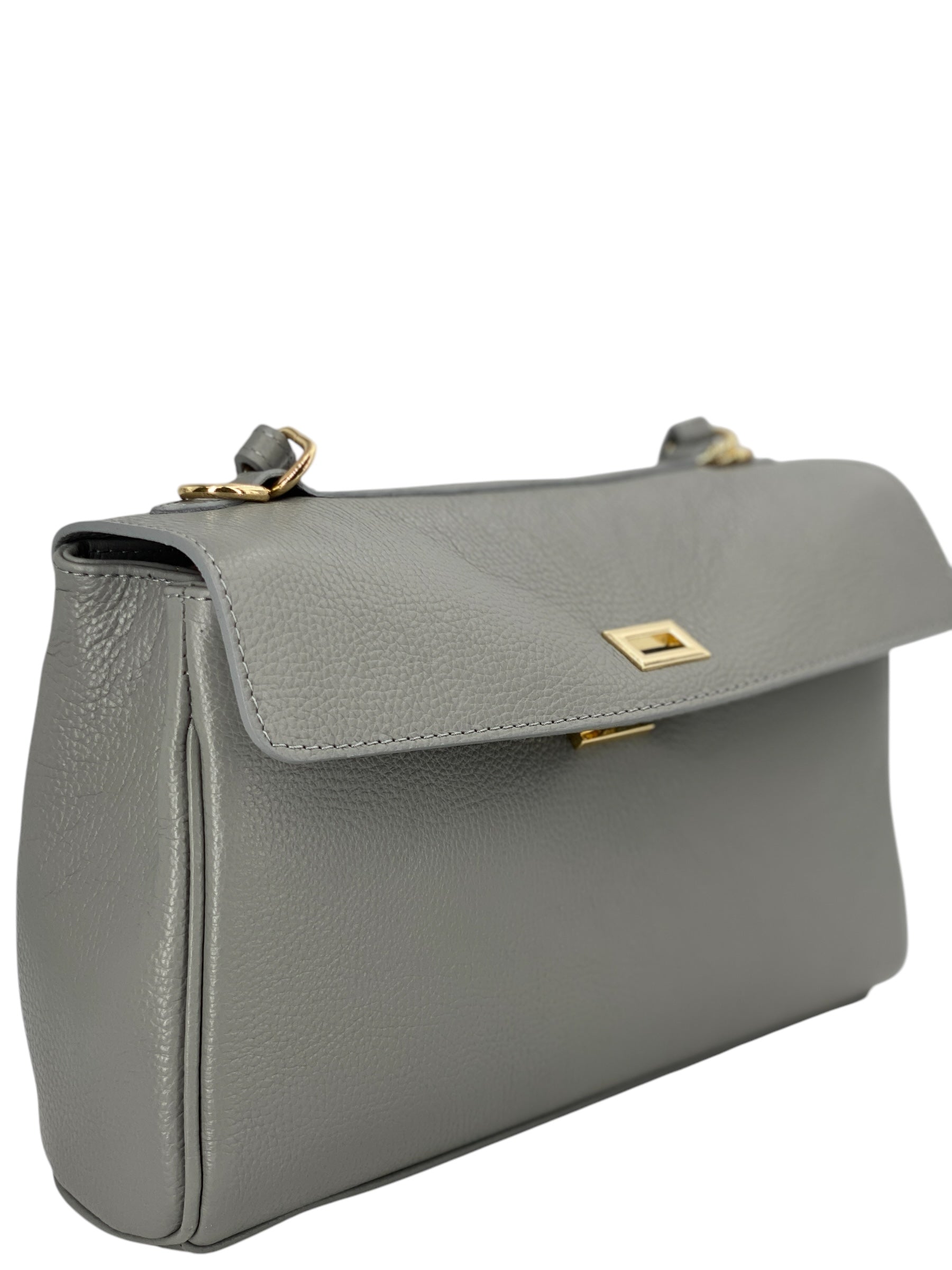 Flore – Damenhandtasche und Umhängetasche aus 100 % hochwertigem italienischen Kalbsleder