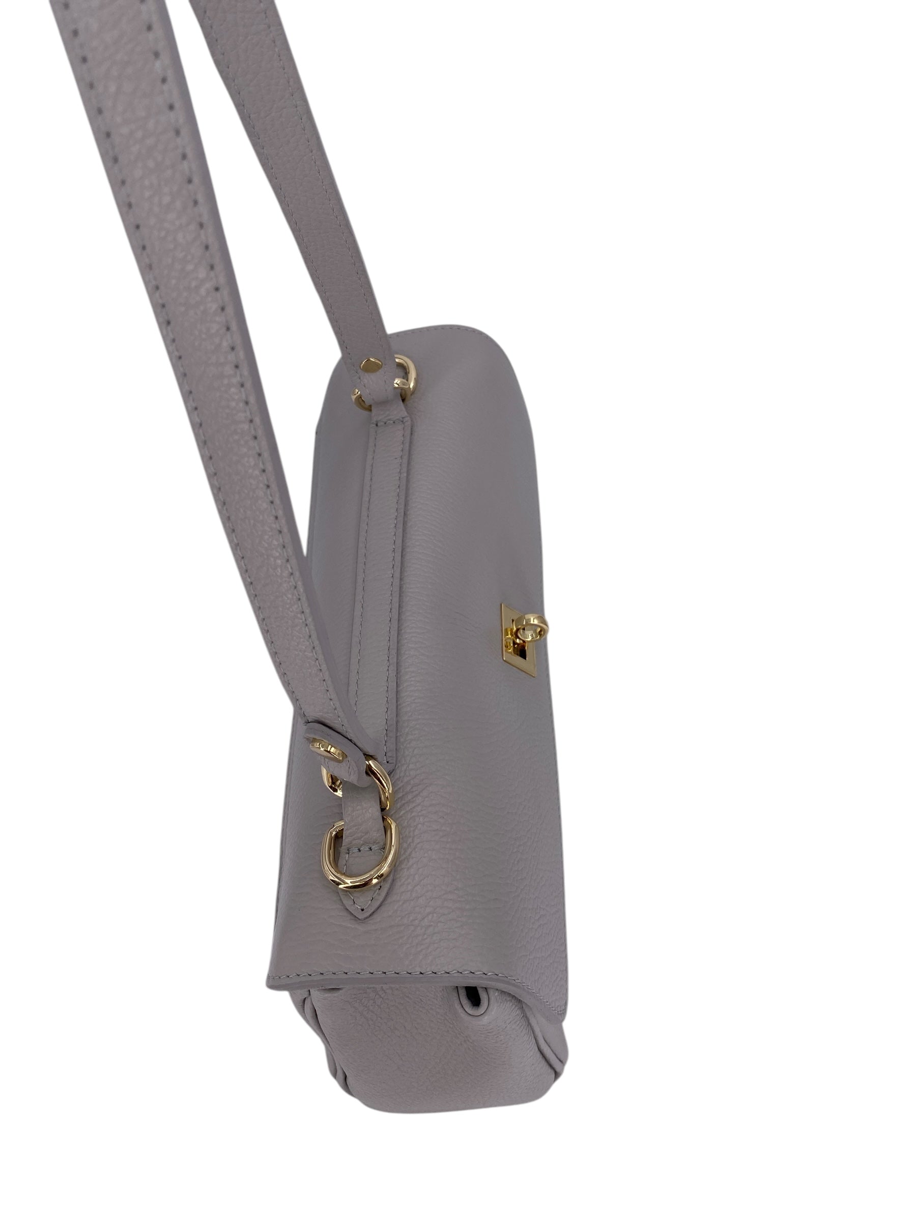 Flore – Damenhandtasche und Umhängetasche aus 100 % hochwertigem italienischen Kalbsleder
