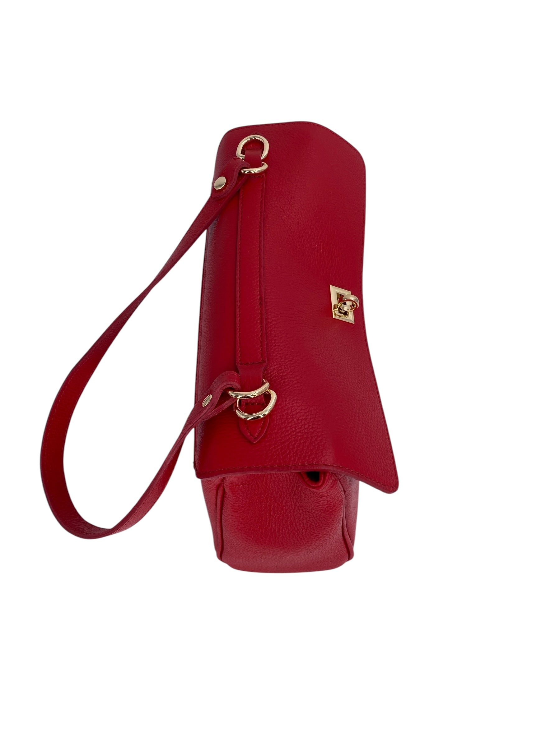 Flore – Damenhandtasche und Umhängetasche aus 100 % hochwertigem italienischen Kalbsleder