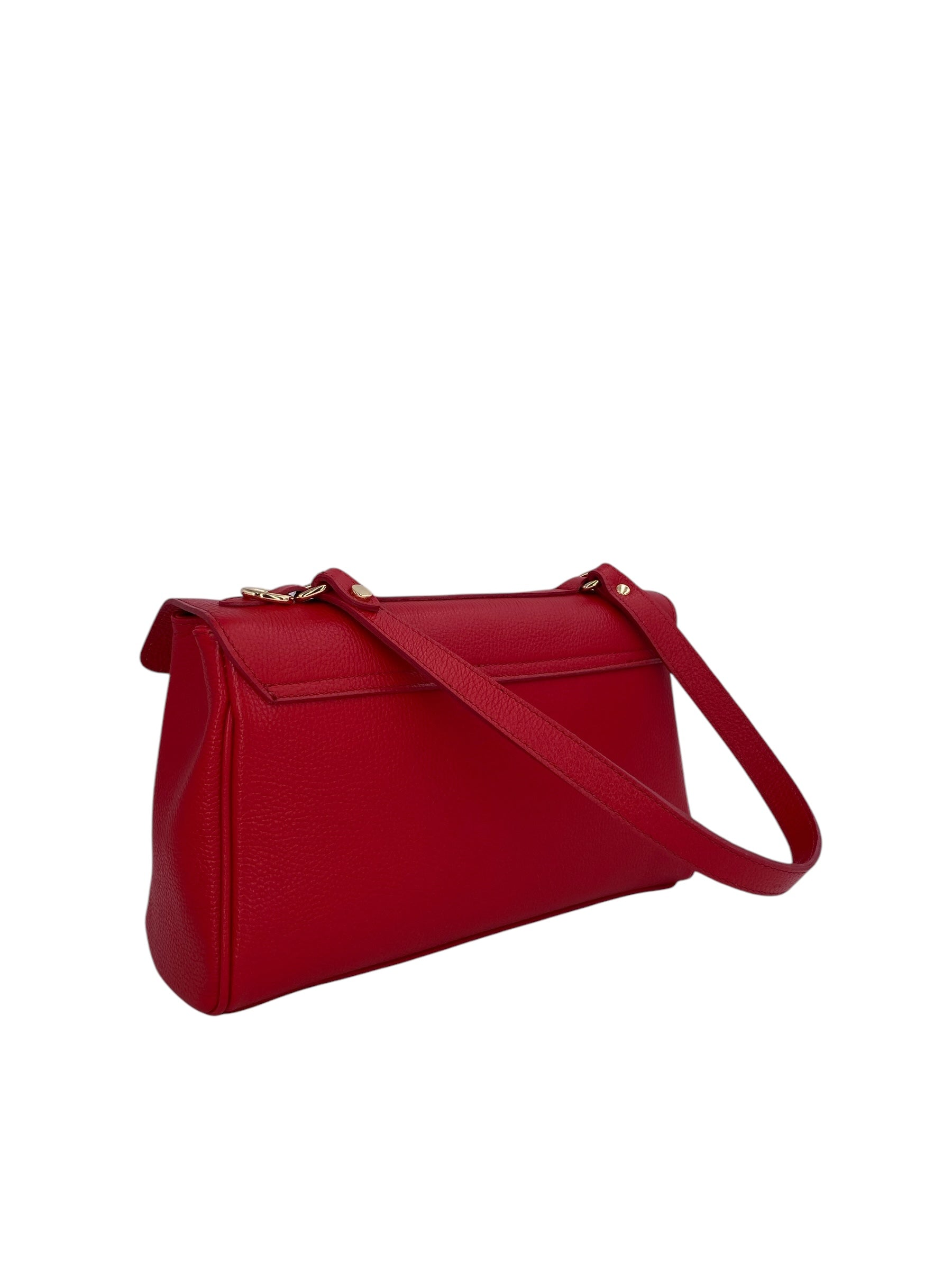 Flore – Damenhandtasche und Umhängetasche aus 100 % hochwertigem italienischen Kalbsleder
