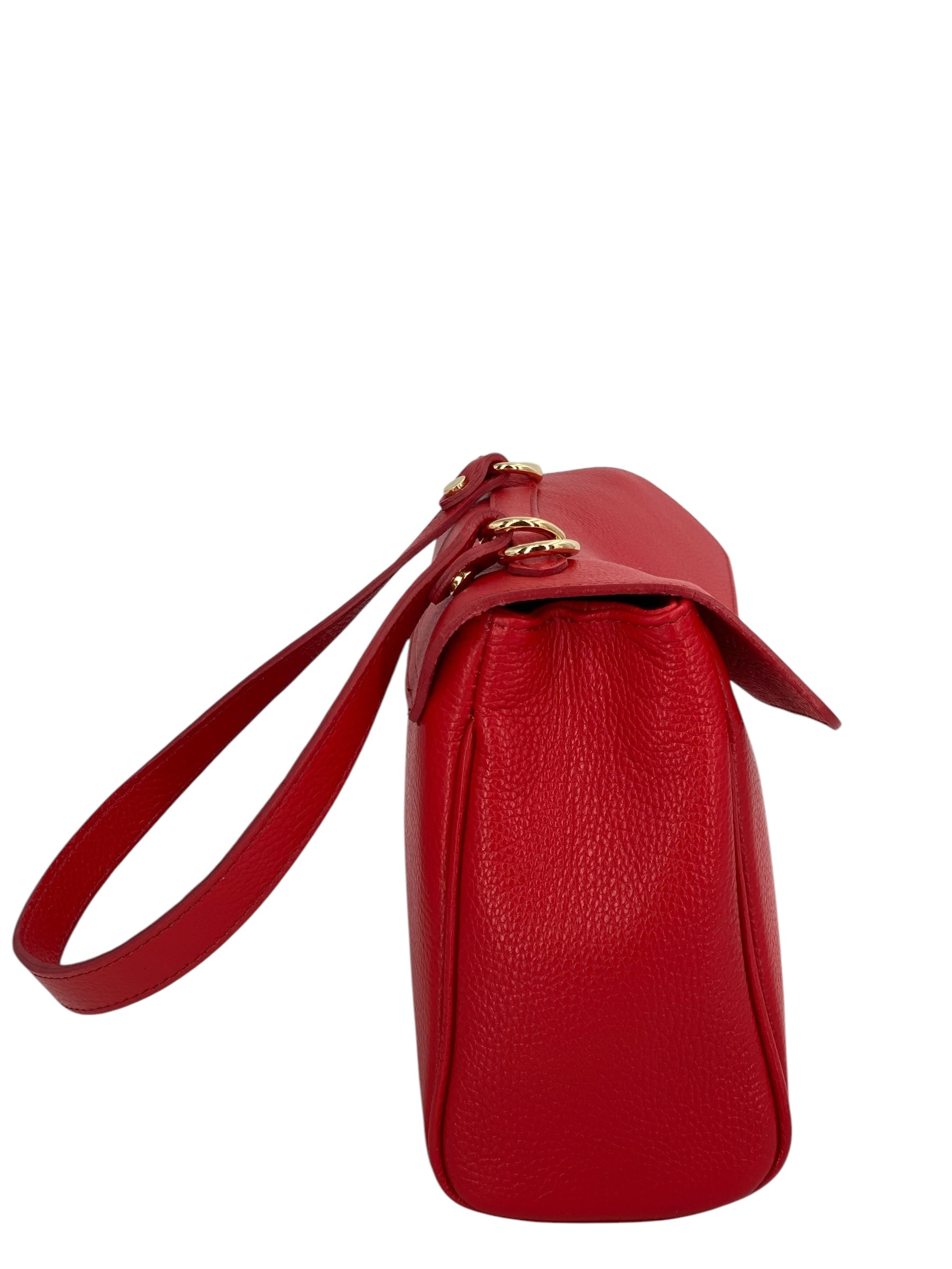 Flore – Damenhandtasche und Umhängetasche aus 100 % hochwertigem italienischen Kalbsleder